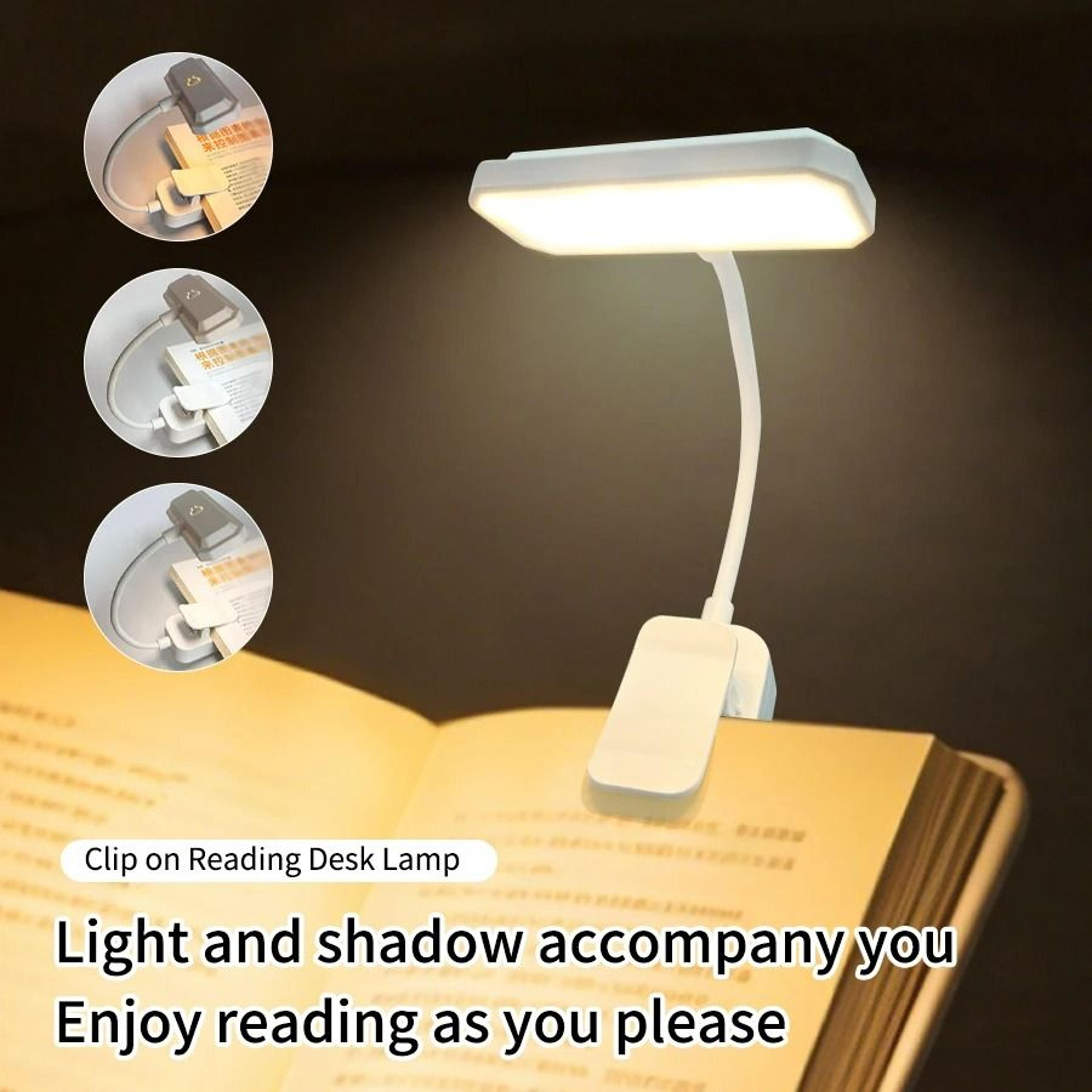 TypeC Rechargeable LED ClipOn Desk  Study Lamp 1