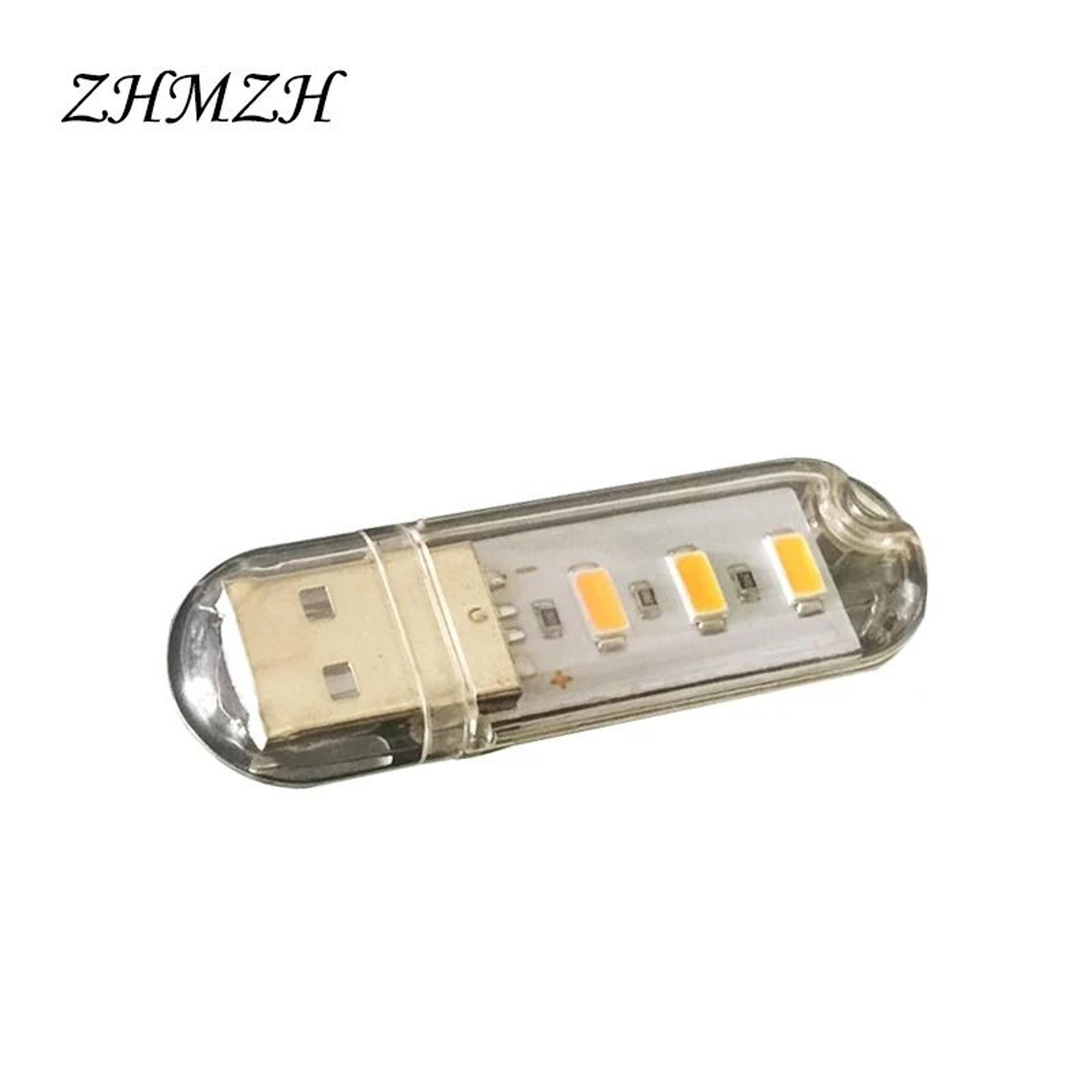 Mini 3 LED USB Flash Drive Book Light 16