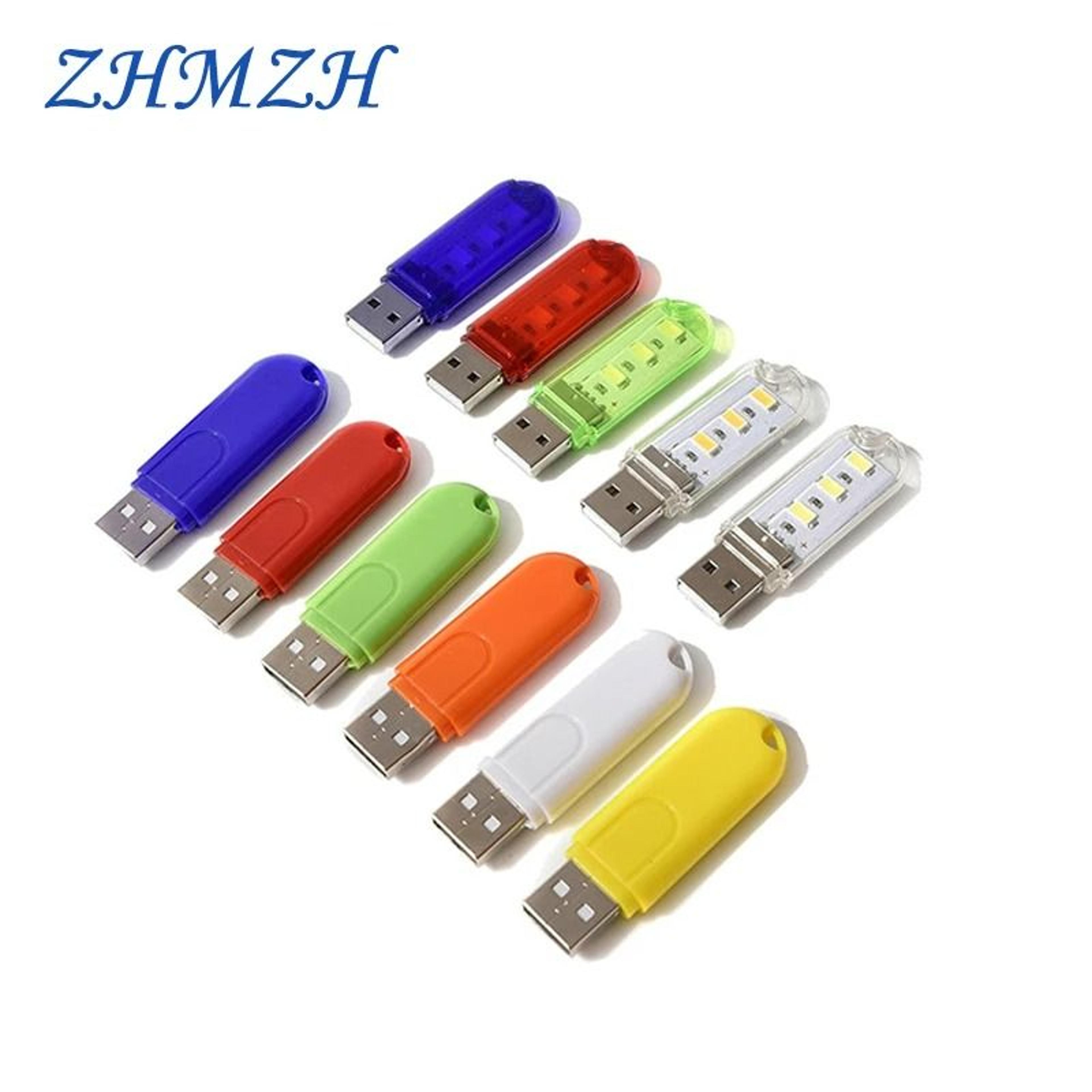 Mini 3 LED USB Flash Drive Book Light 1