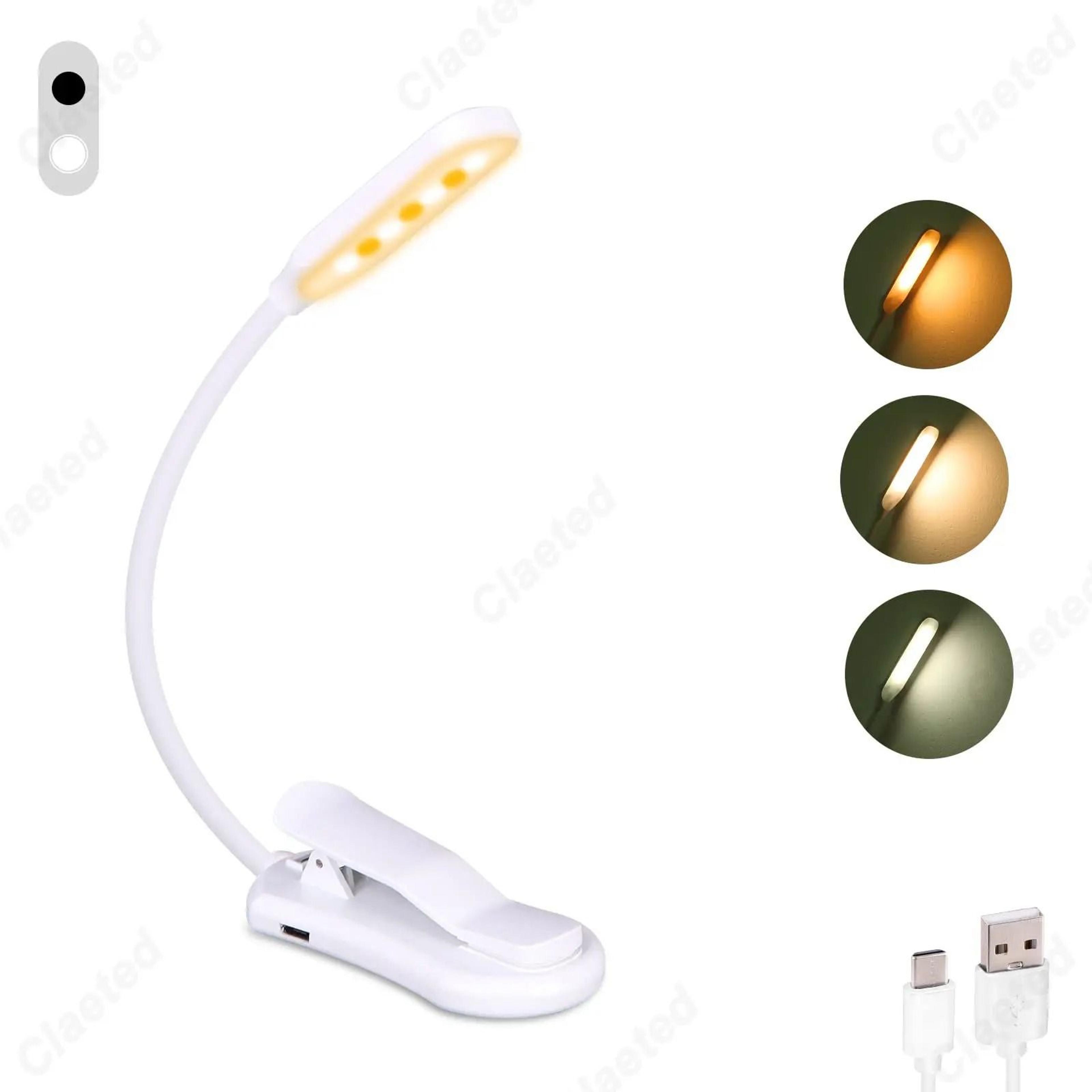 USB Rechargeable Portable ClipOn Reading Light 6