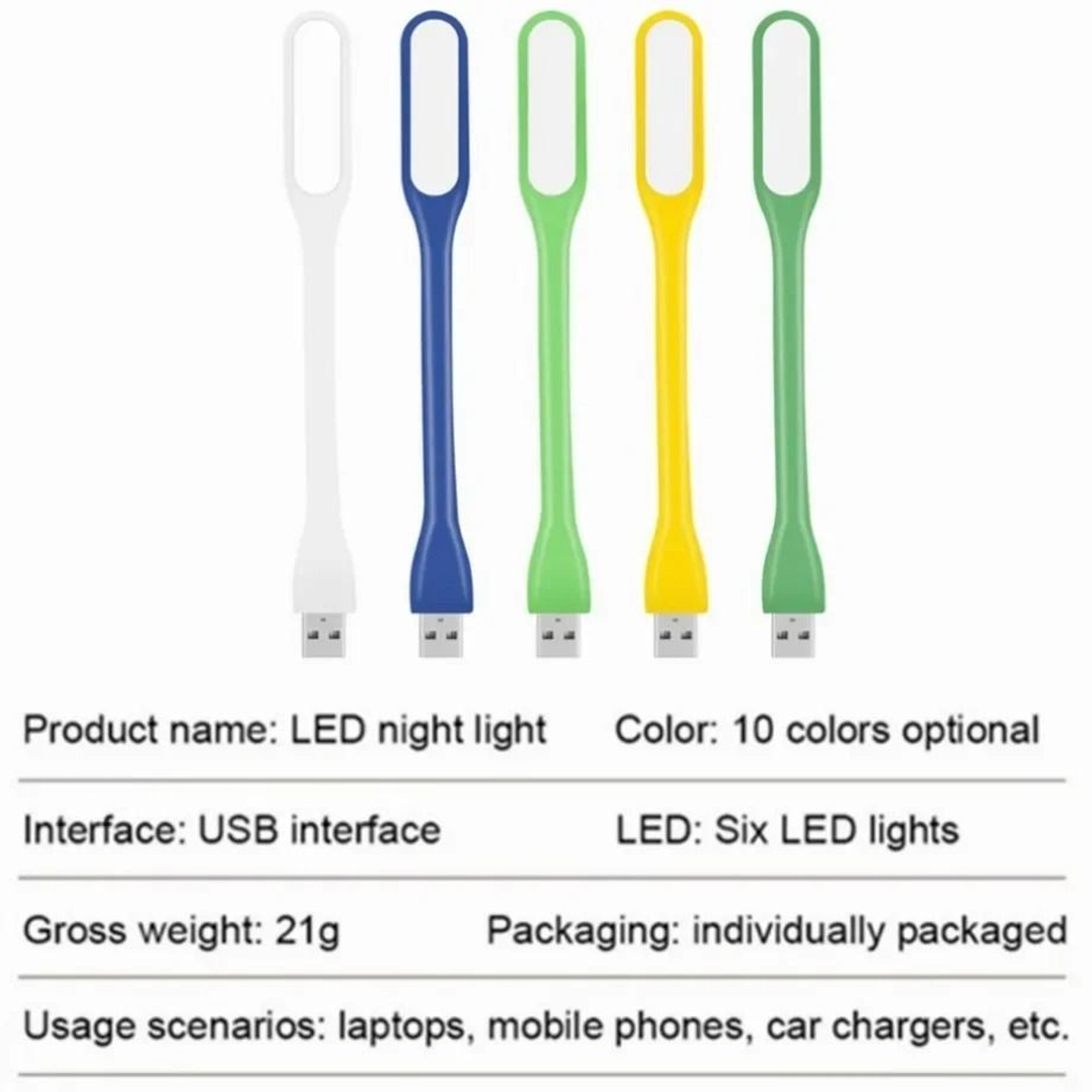 Mini Foldable USB LED Reading  Camping Night Light 4