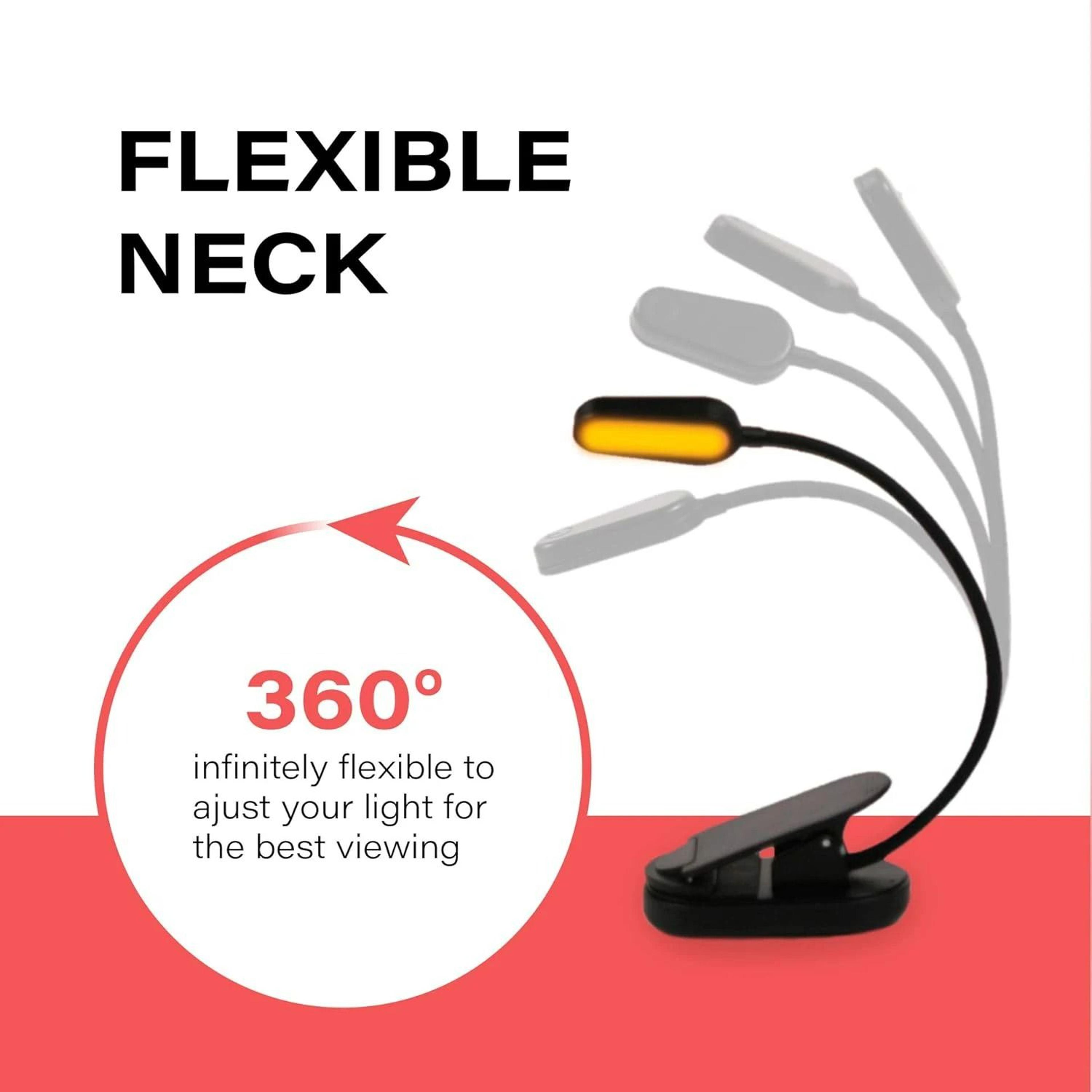 BlueBlocking Amber 1600K ClipOn LED Reading Light 4