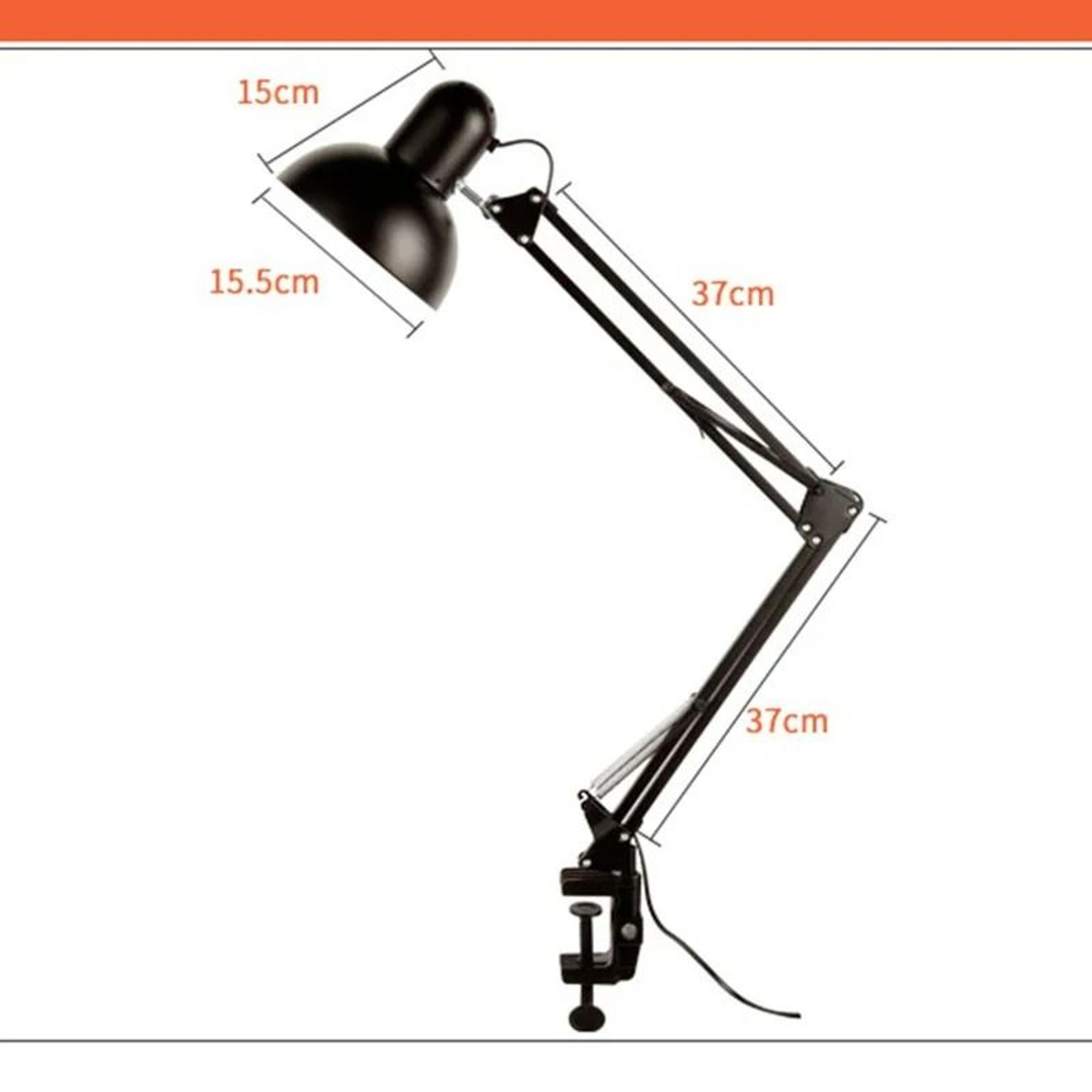 Foldable Telescopic ClipOn LED Desk  Reading Lamp 5