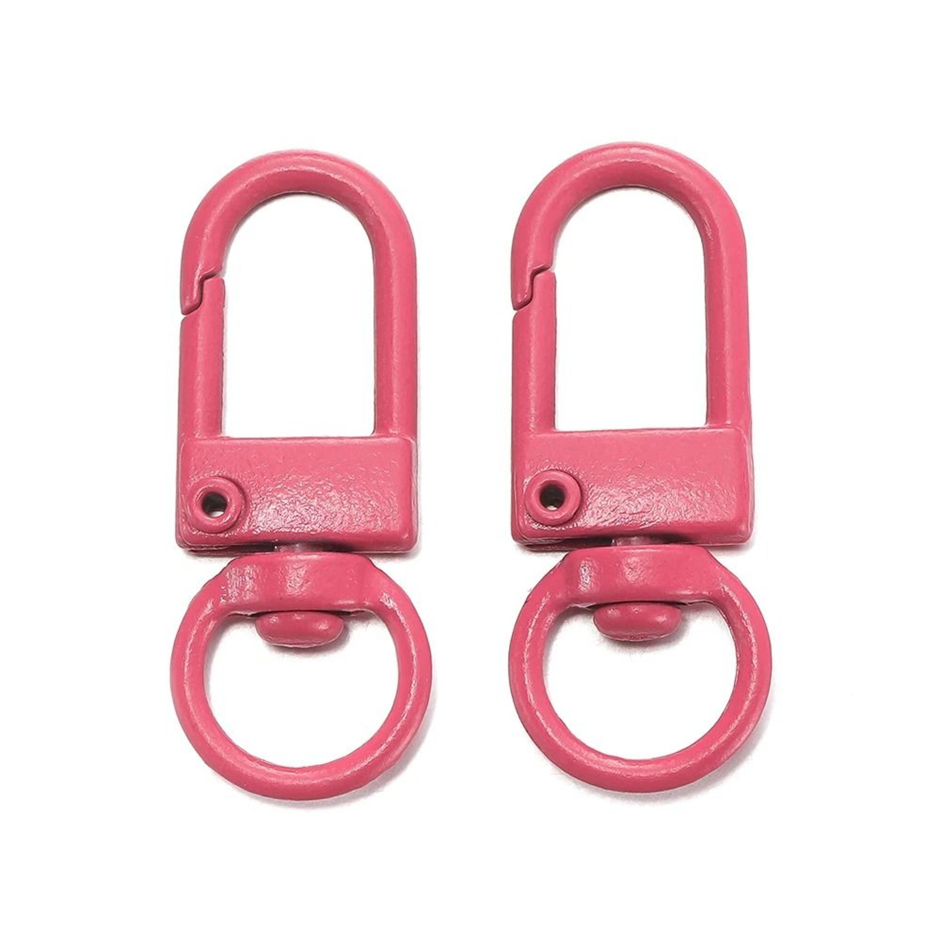 10Piece Colorful Alloy Snap Lobster Clasp Keychain Hooks 12