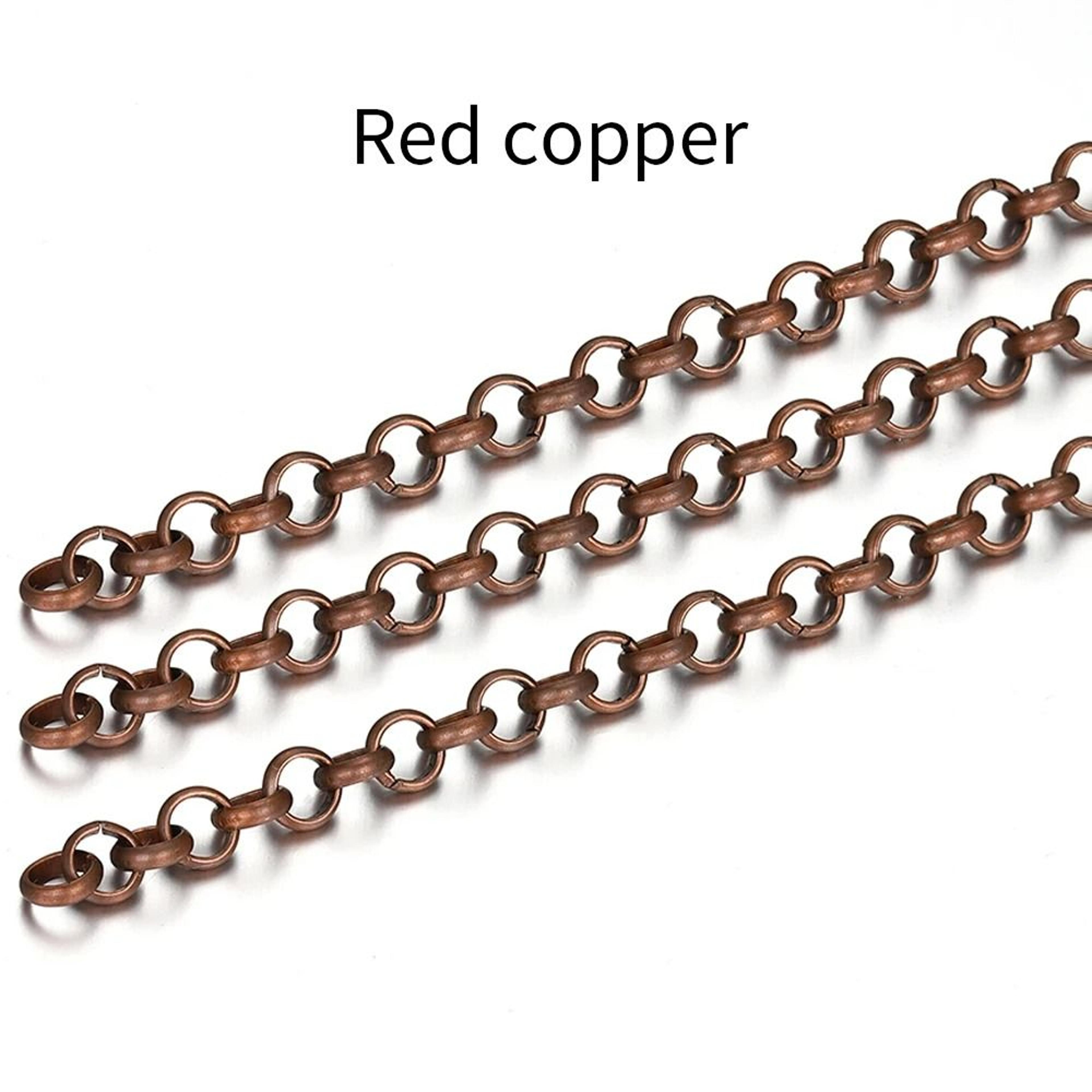 Gold Color Round OShape Copper Jewelry Chain 12