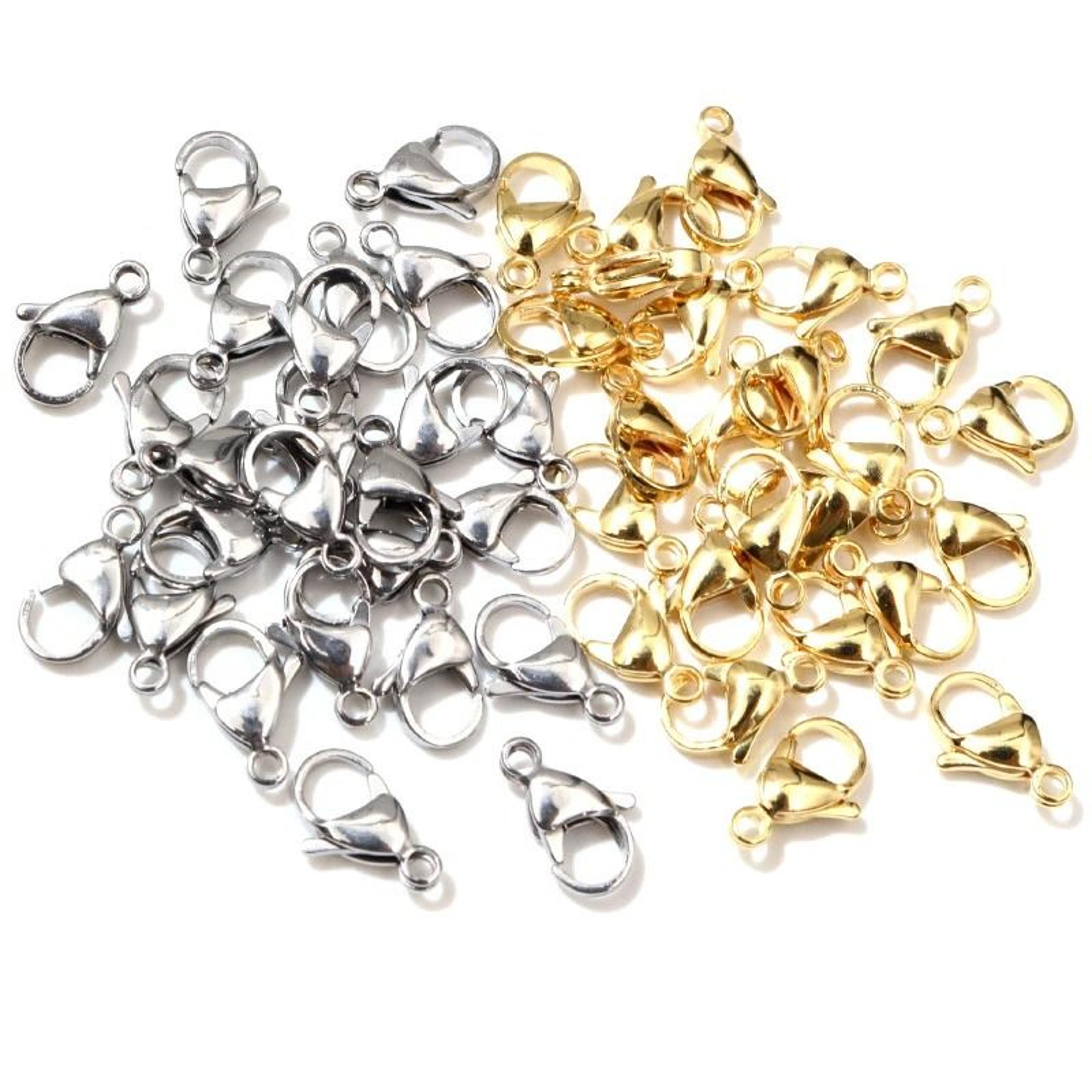 30Piece Stainless Steel GoldPlated Lobster Clasp Hooks 4