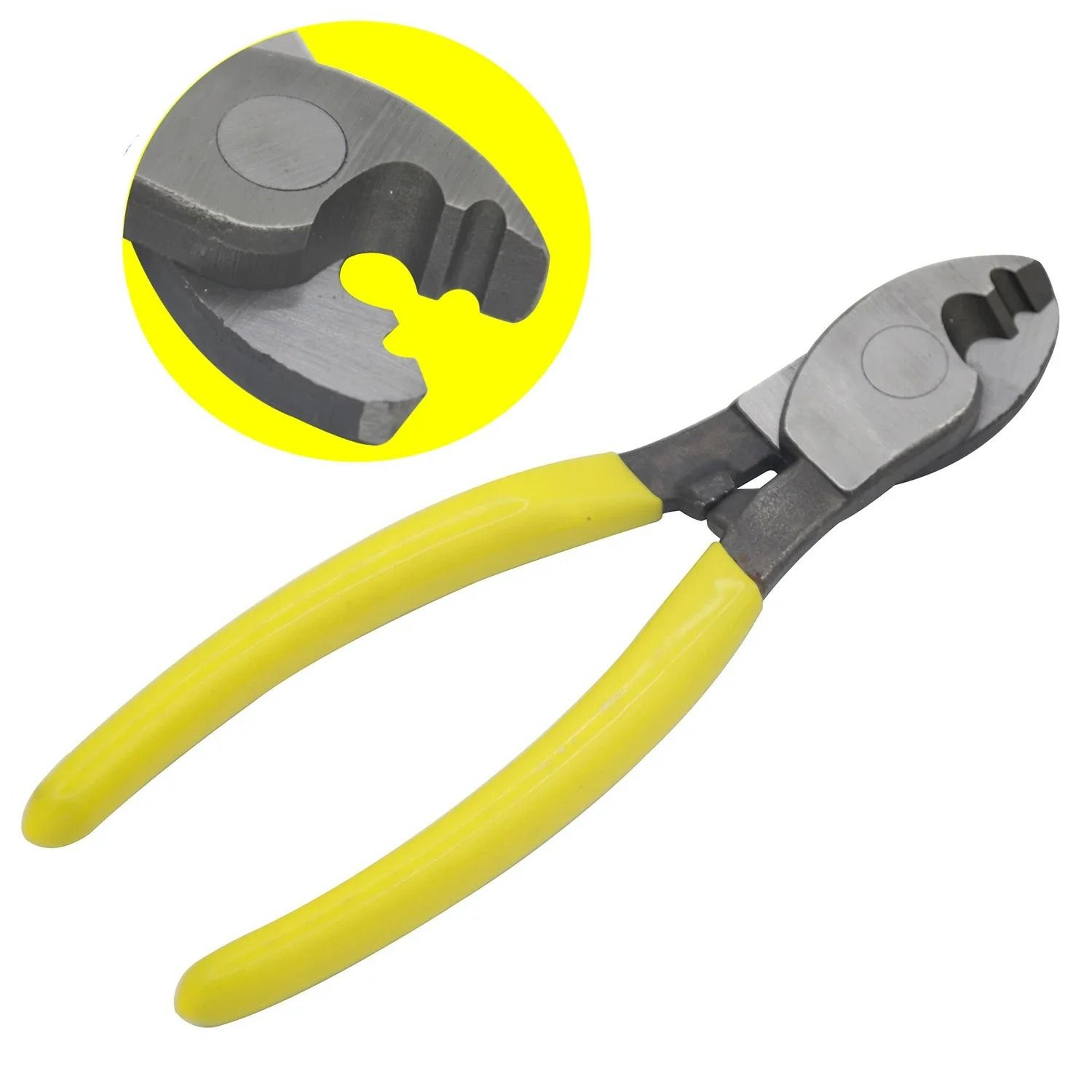 6-inch manual electrician cable cutter & wire stripping pliers
