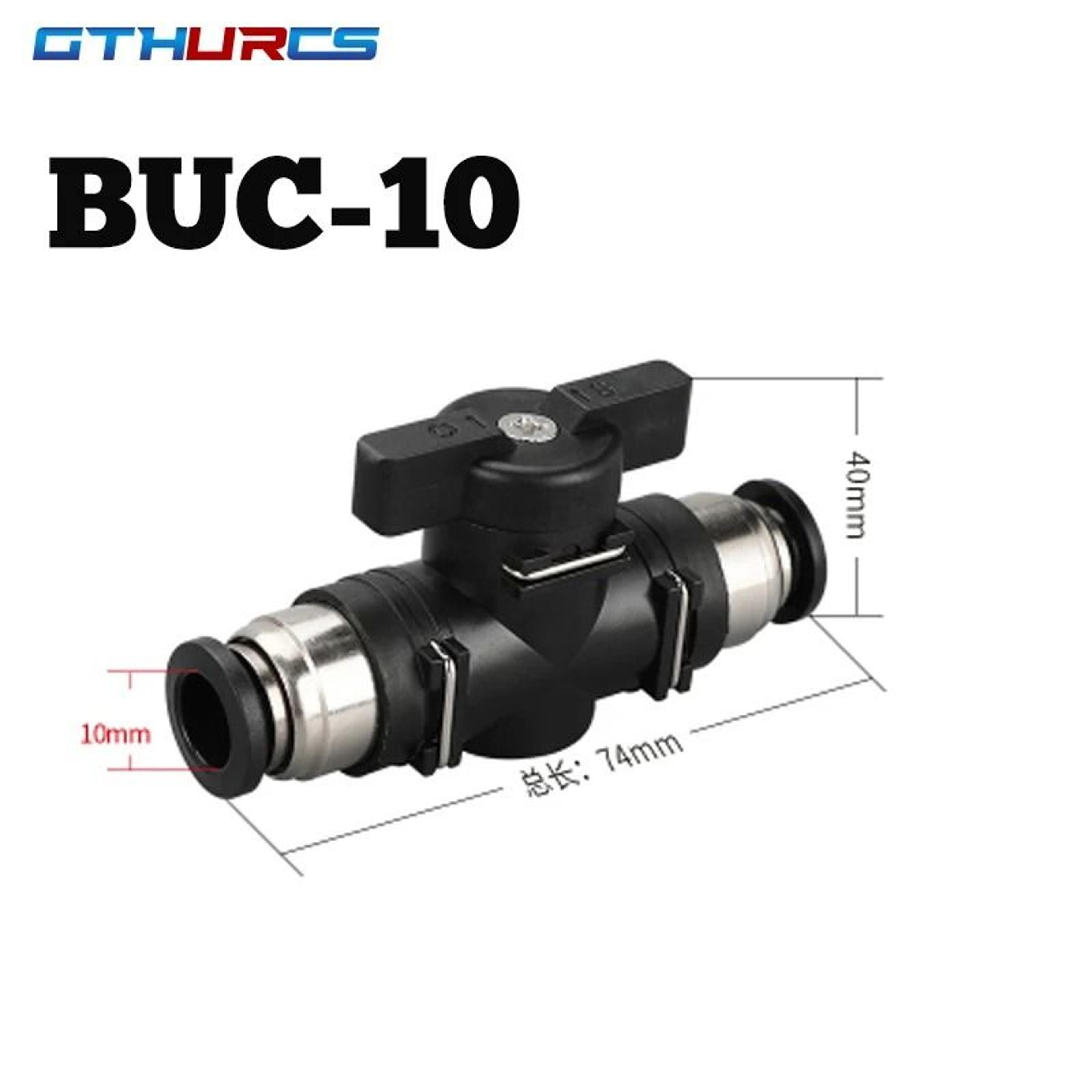 Type BUC Pneumatic Hand Valve Quick Connector 6
