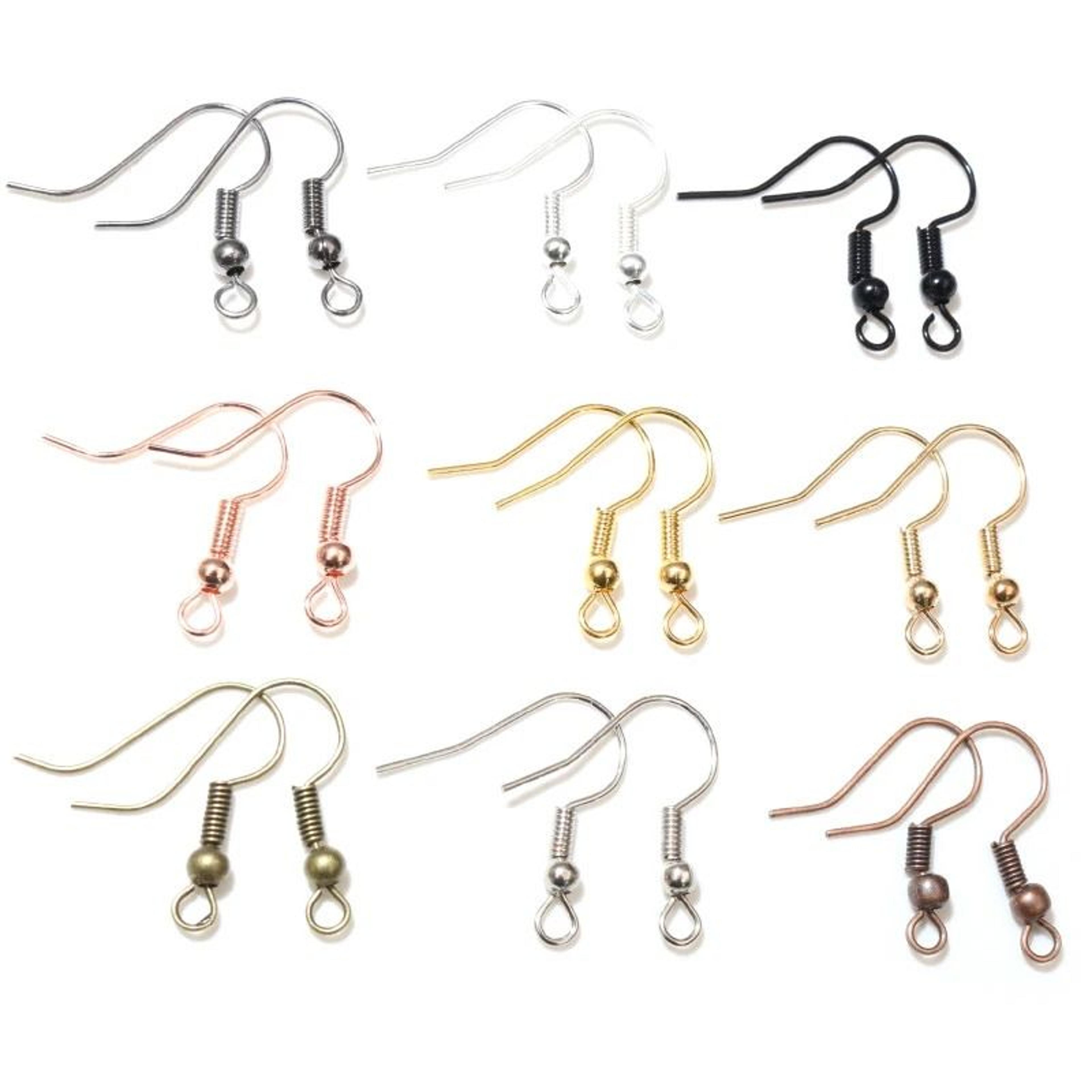 100 Pcs Classic Fishhook Earring Hooks For Jewelry Making 0