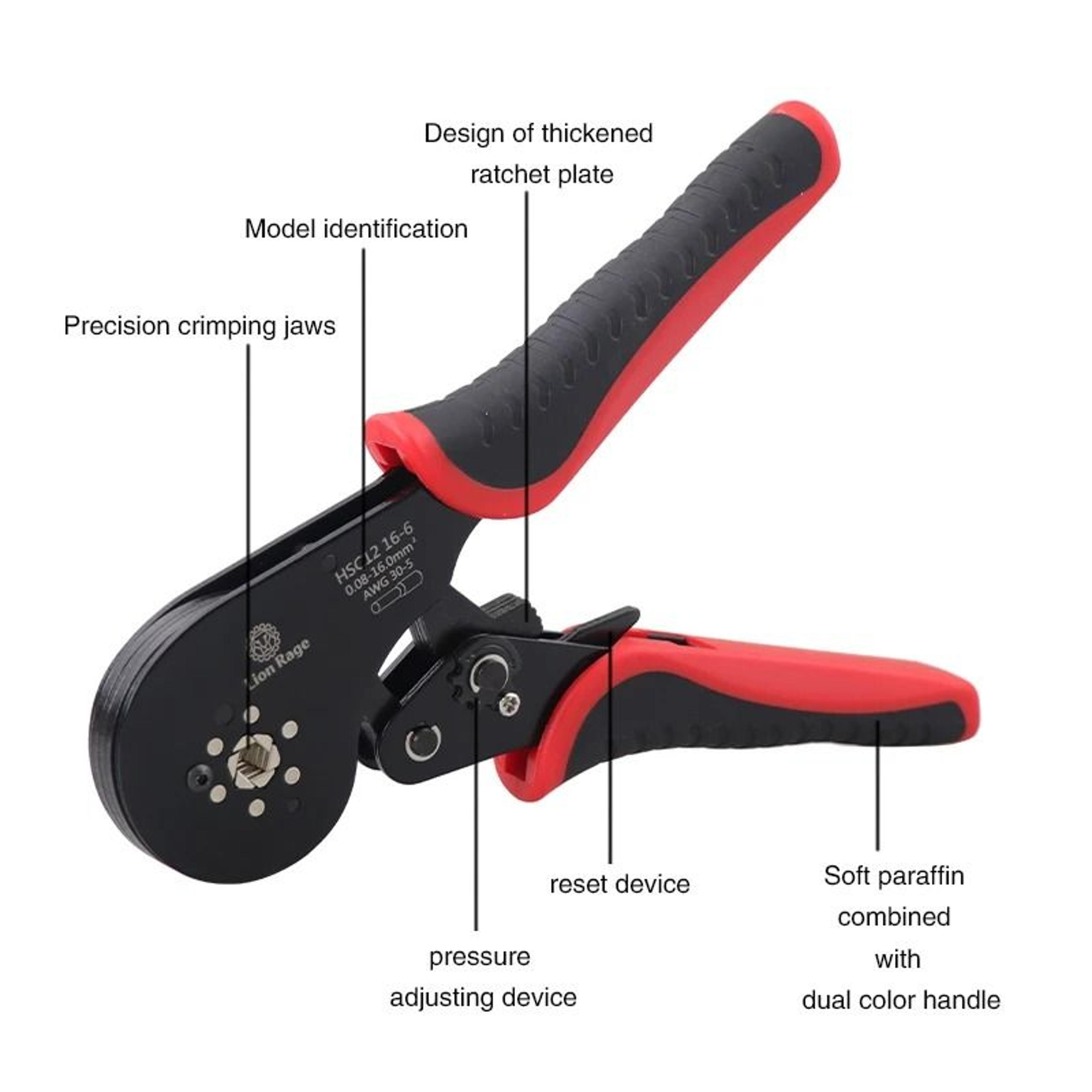 SelfAdjusting Wire Ferrule Crimping Tool 2