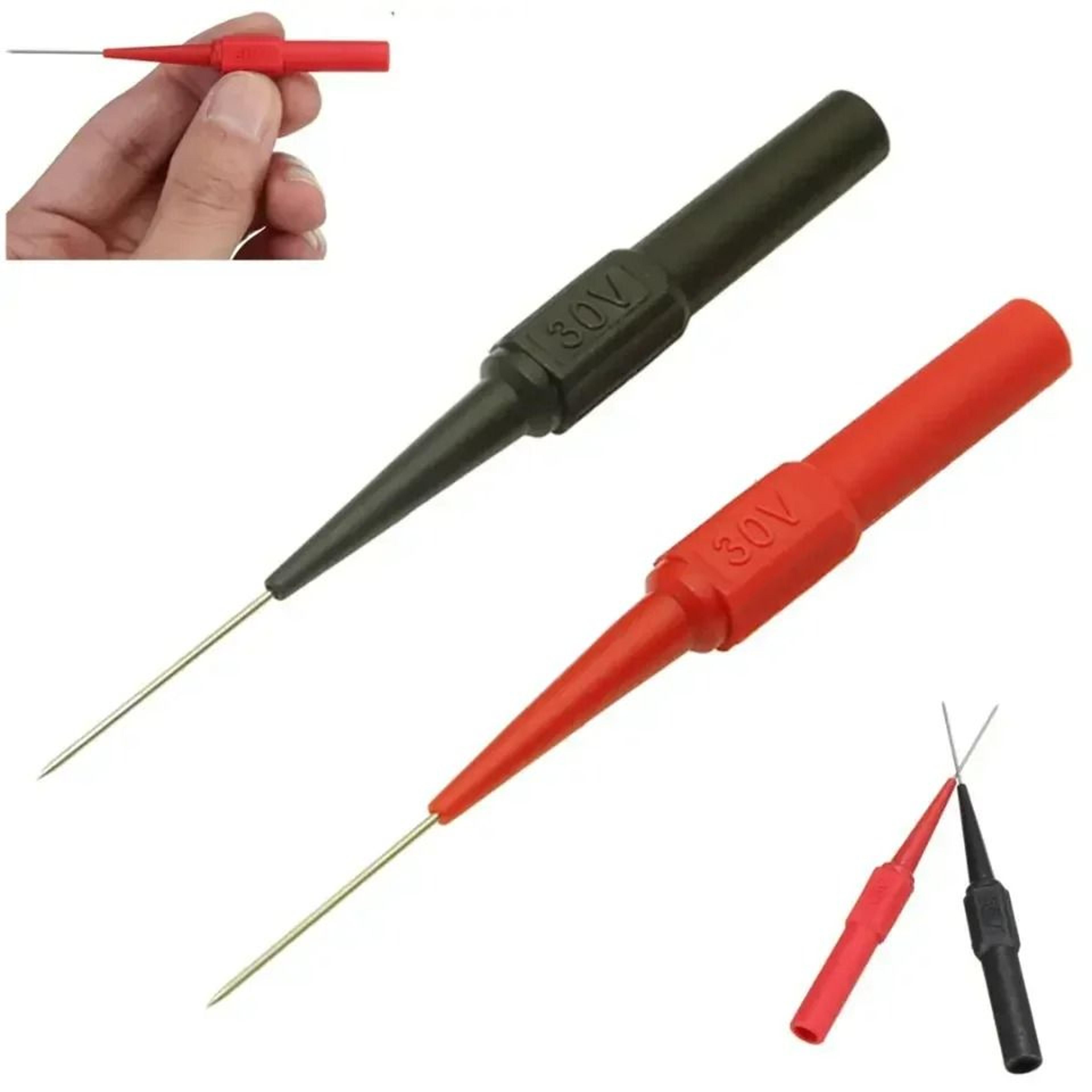 Back Piercing Multimeter Test Needle Probes Pair 3