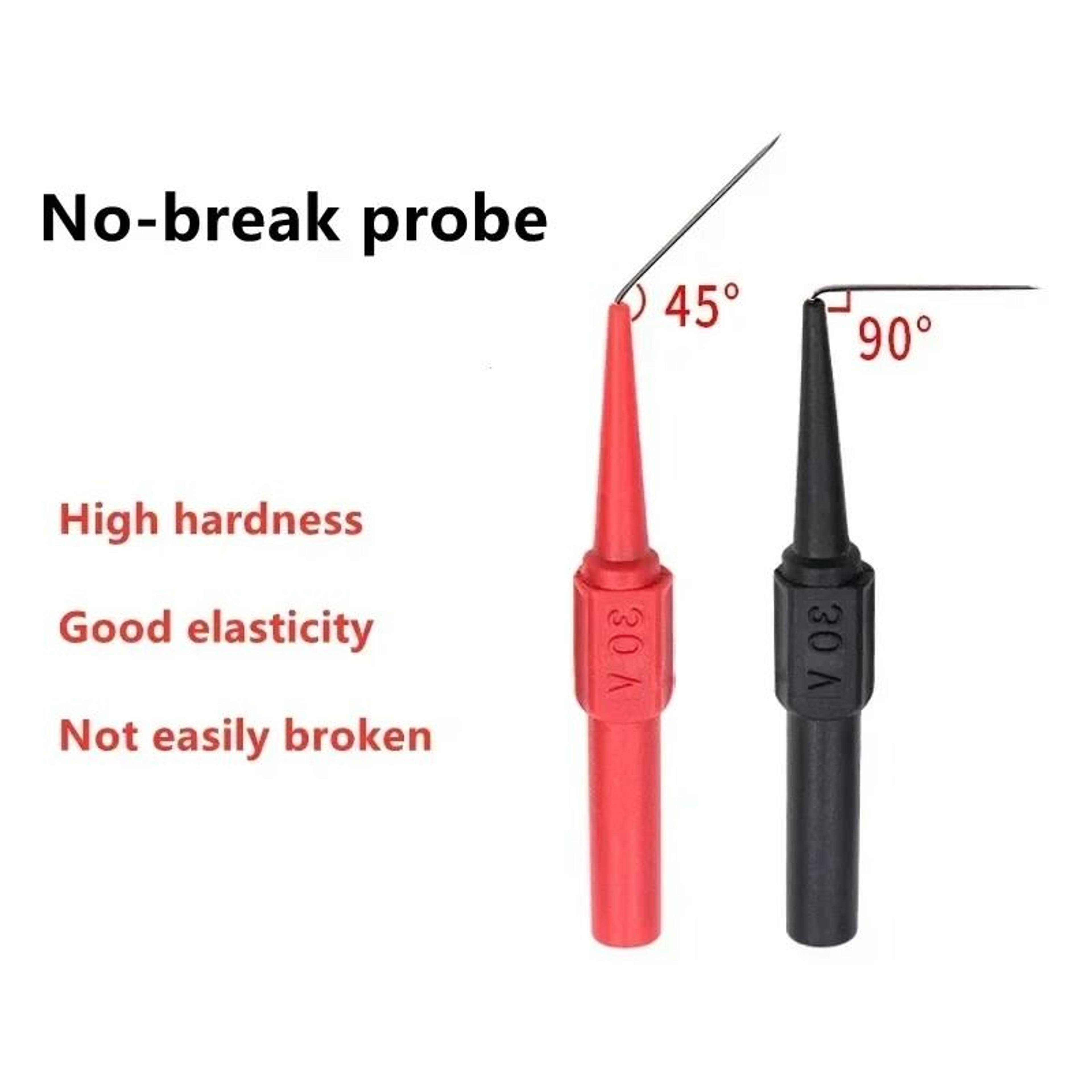 Back Piercing Multimeter Test Needle Probes Pair 5