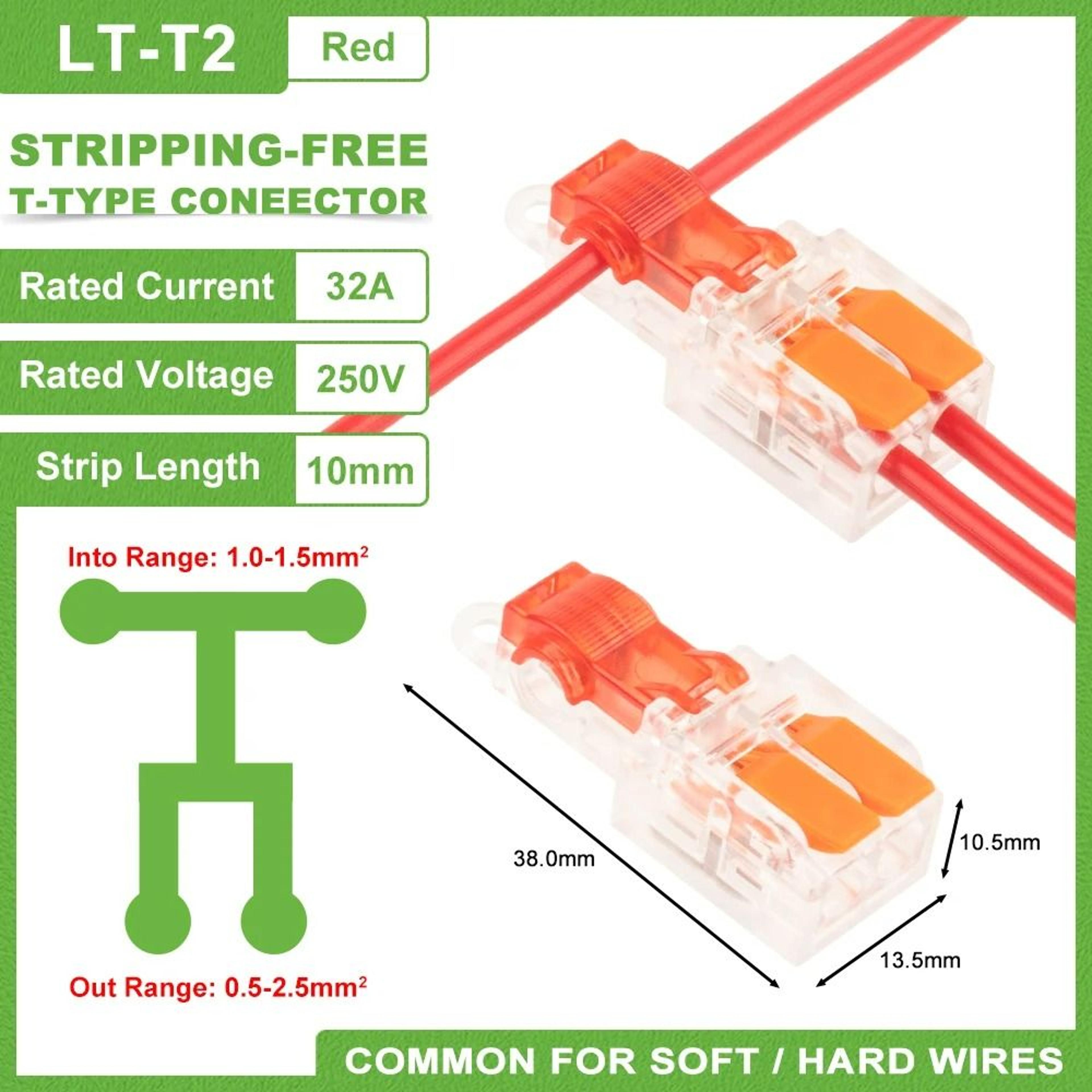 TType StrippingFree Quick Wire Splice Connectors 5 Pcs 9