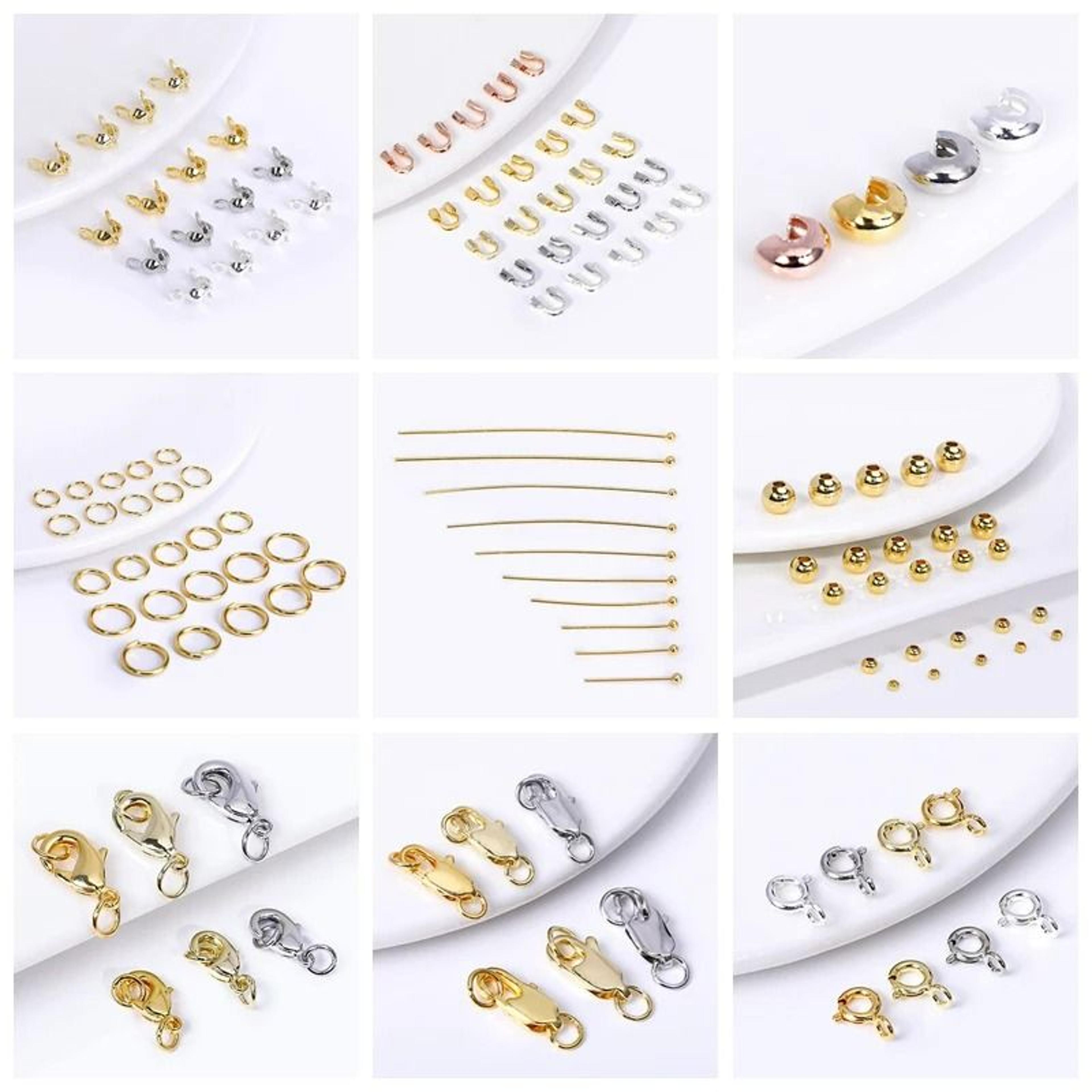 14K  18K Real Gold Plated Round Spacer Beads 100 Pcs 5
