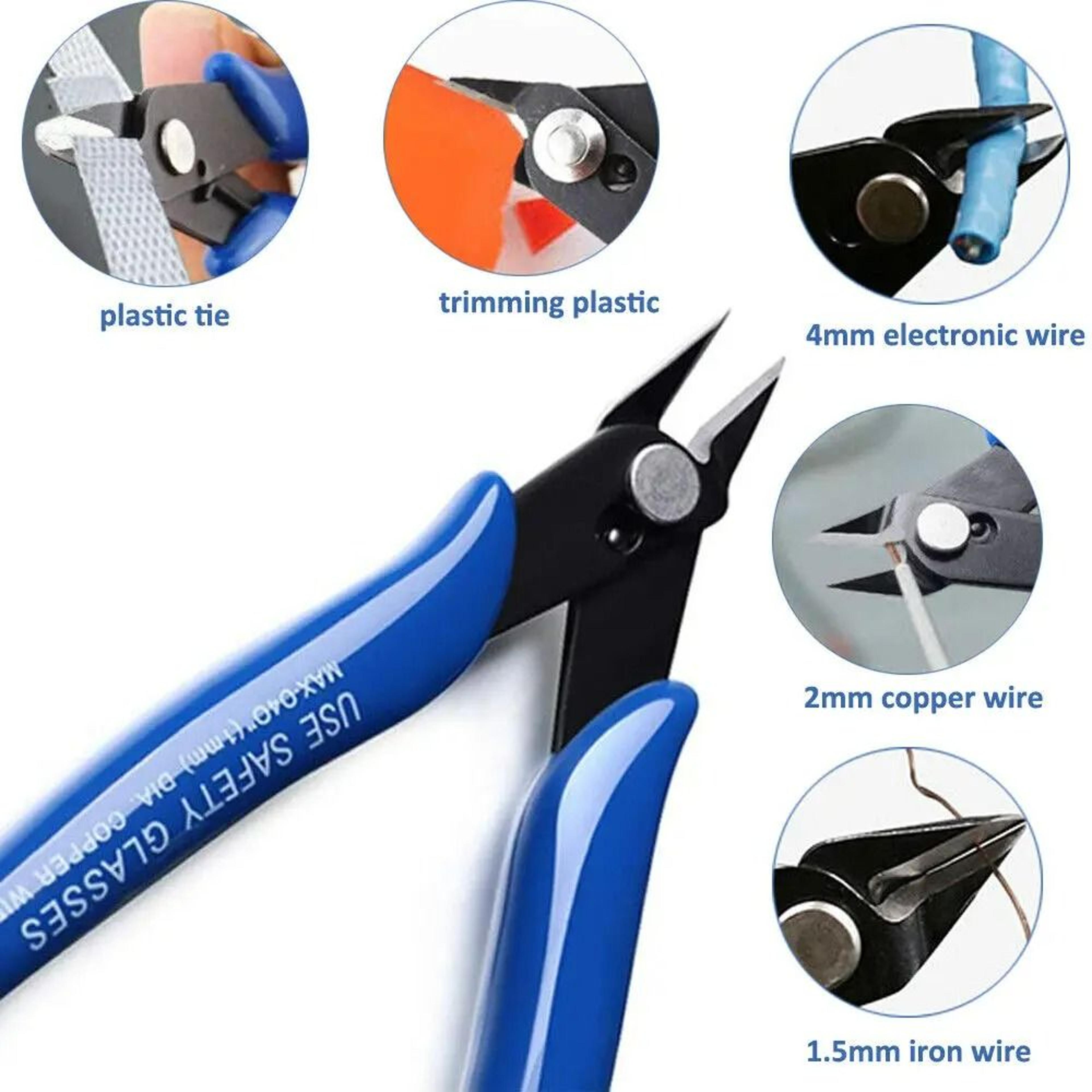 HighCarbon Steel Precision Electrical Wire Flush Cutters 4