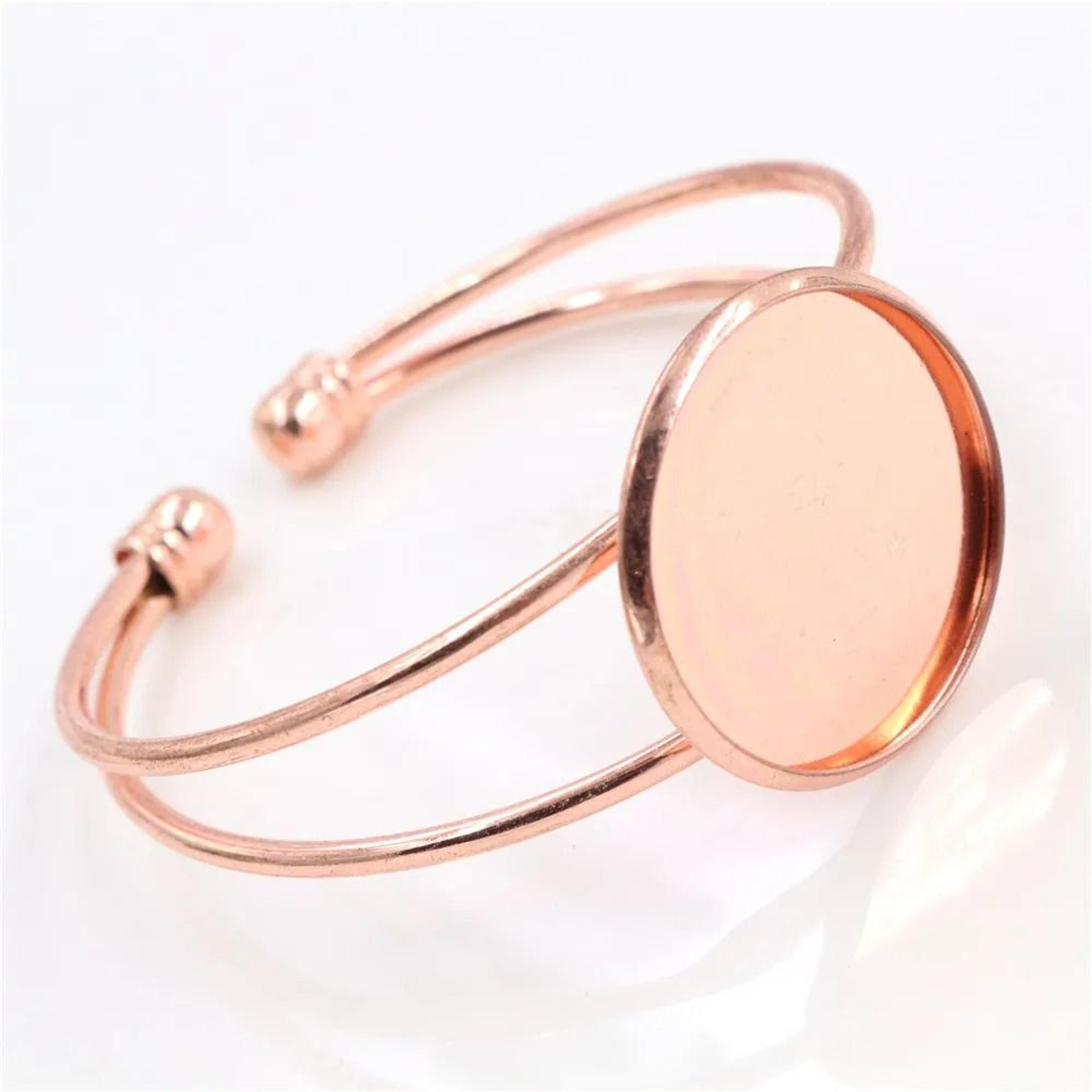 Bangle Base Bracelet Blank Bezel Tray Settings 3