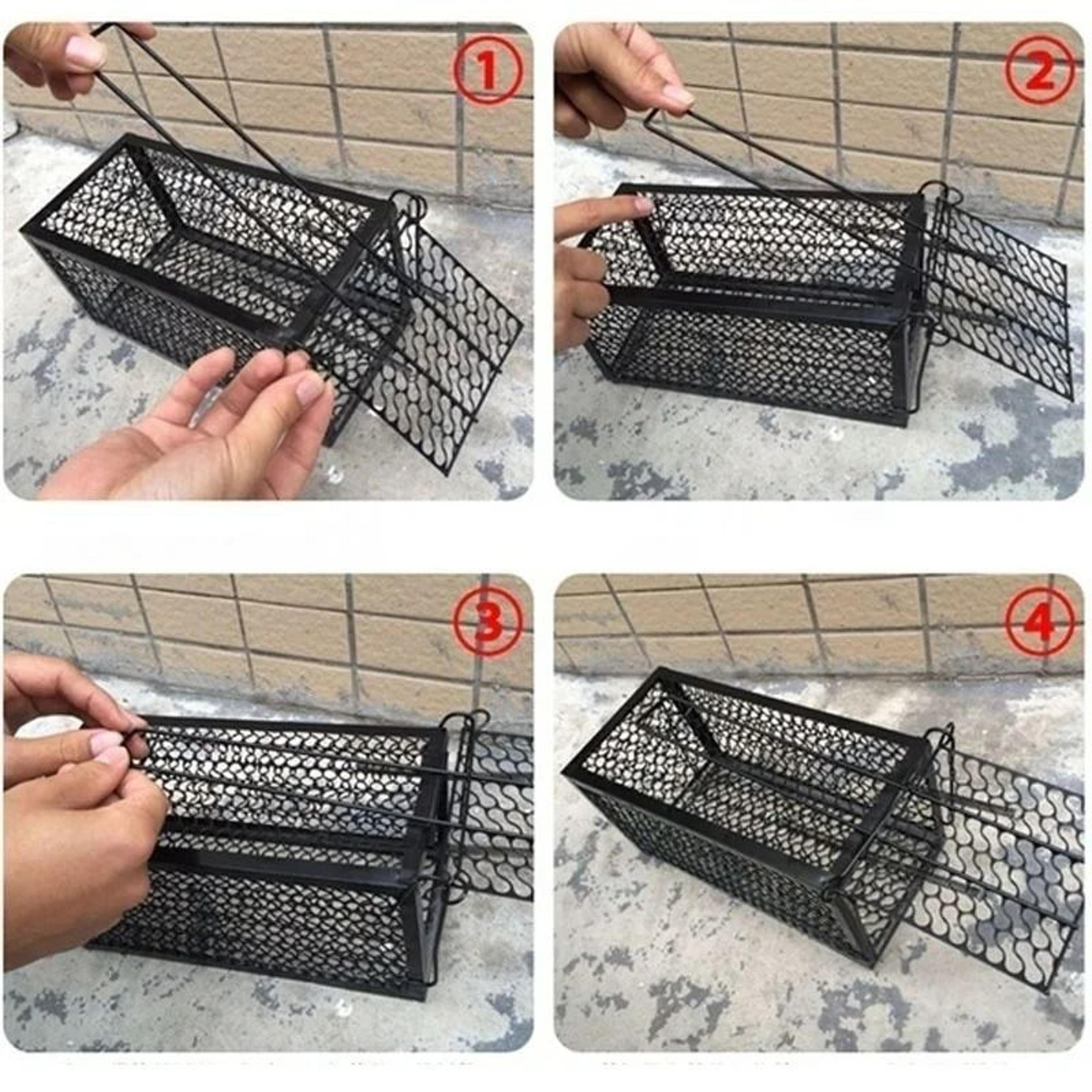 SelfLocking Iron Net Mousetrap Cage 5