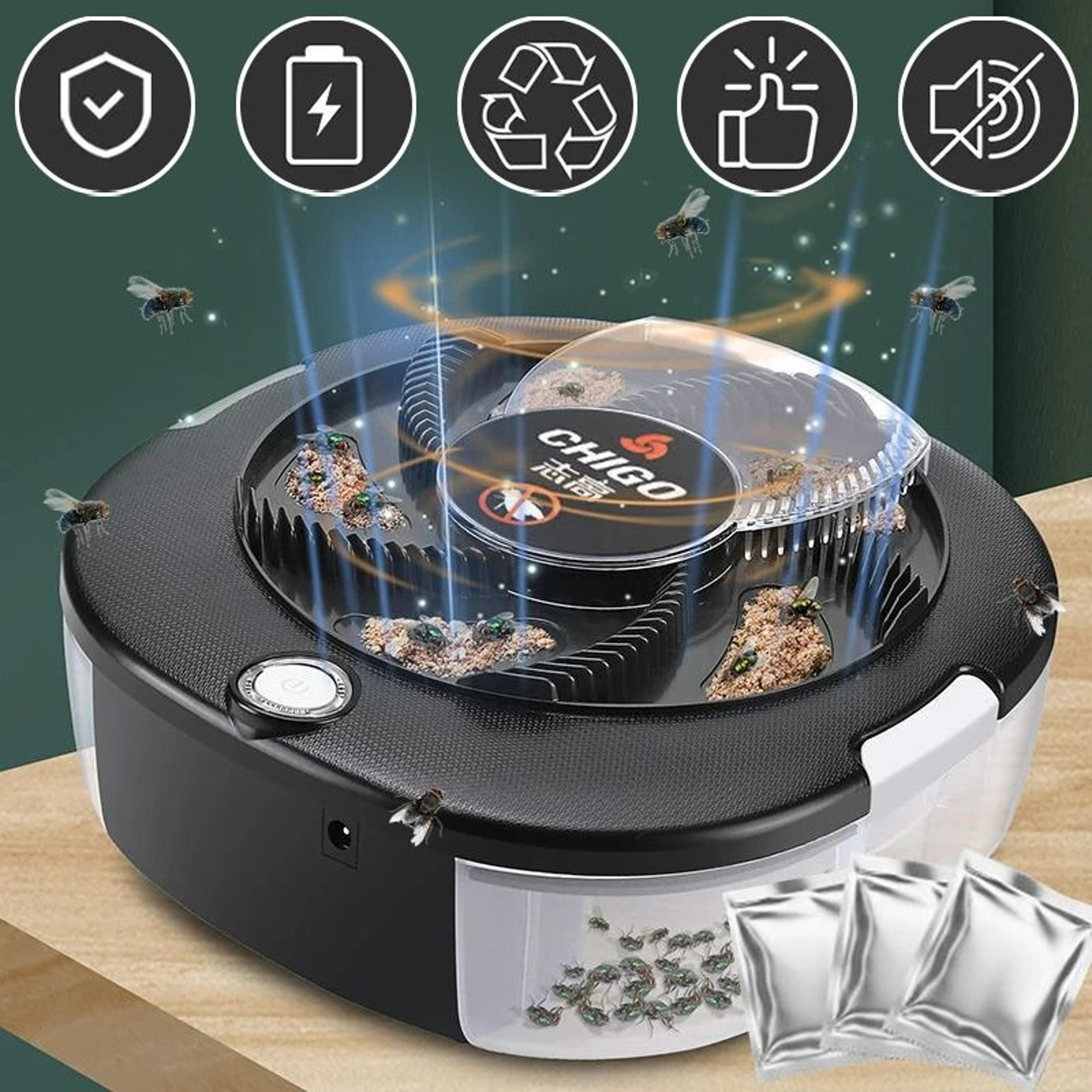 Rechargeable Electric Rotating Fly Trap 0