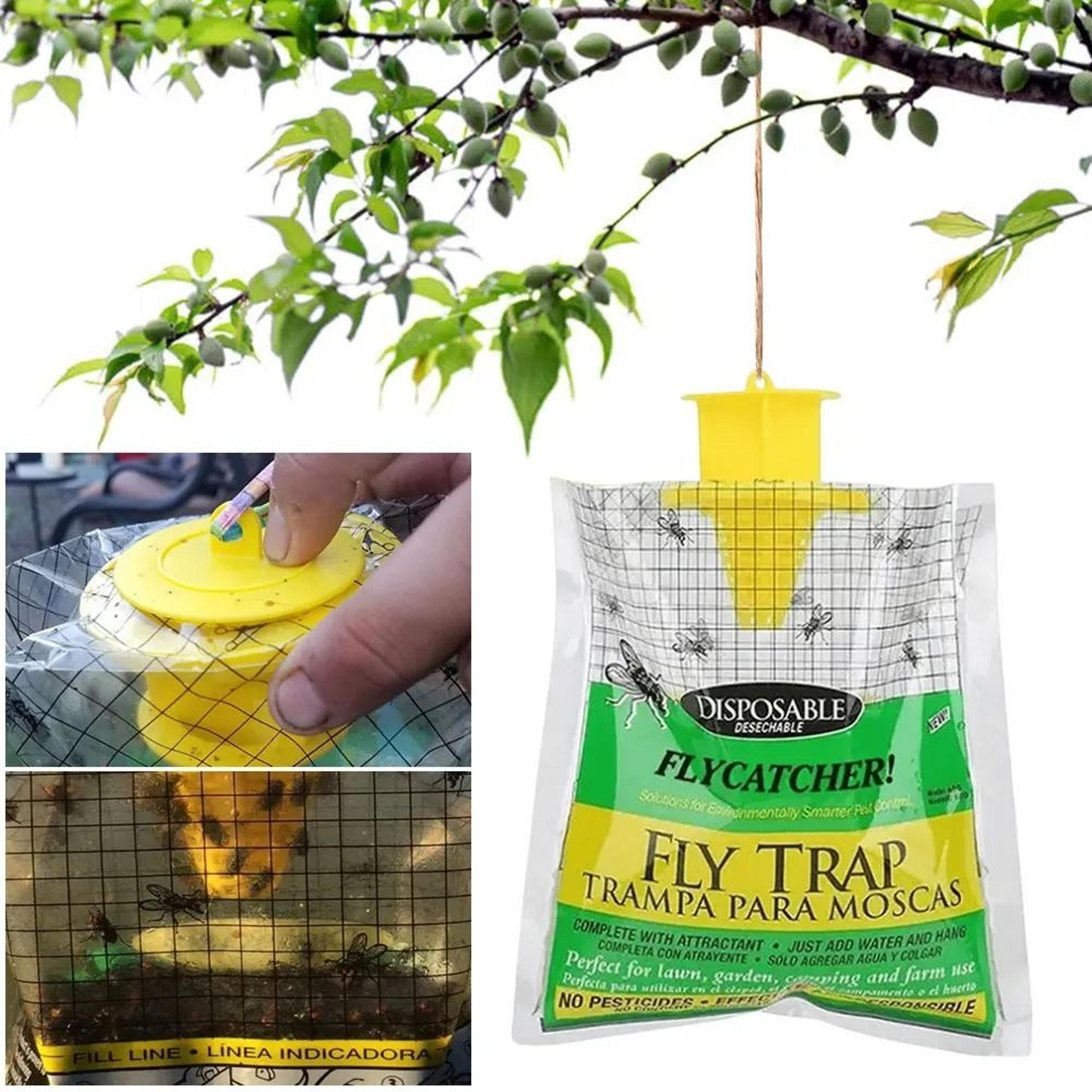Disposable Outdoor Fly Trap Bag With Bait 4