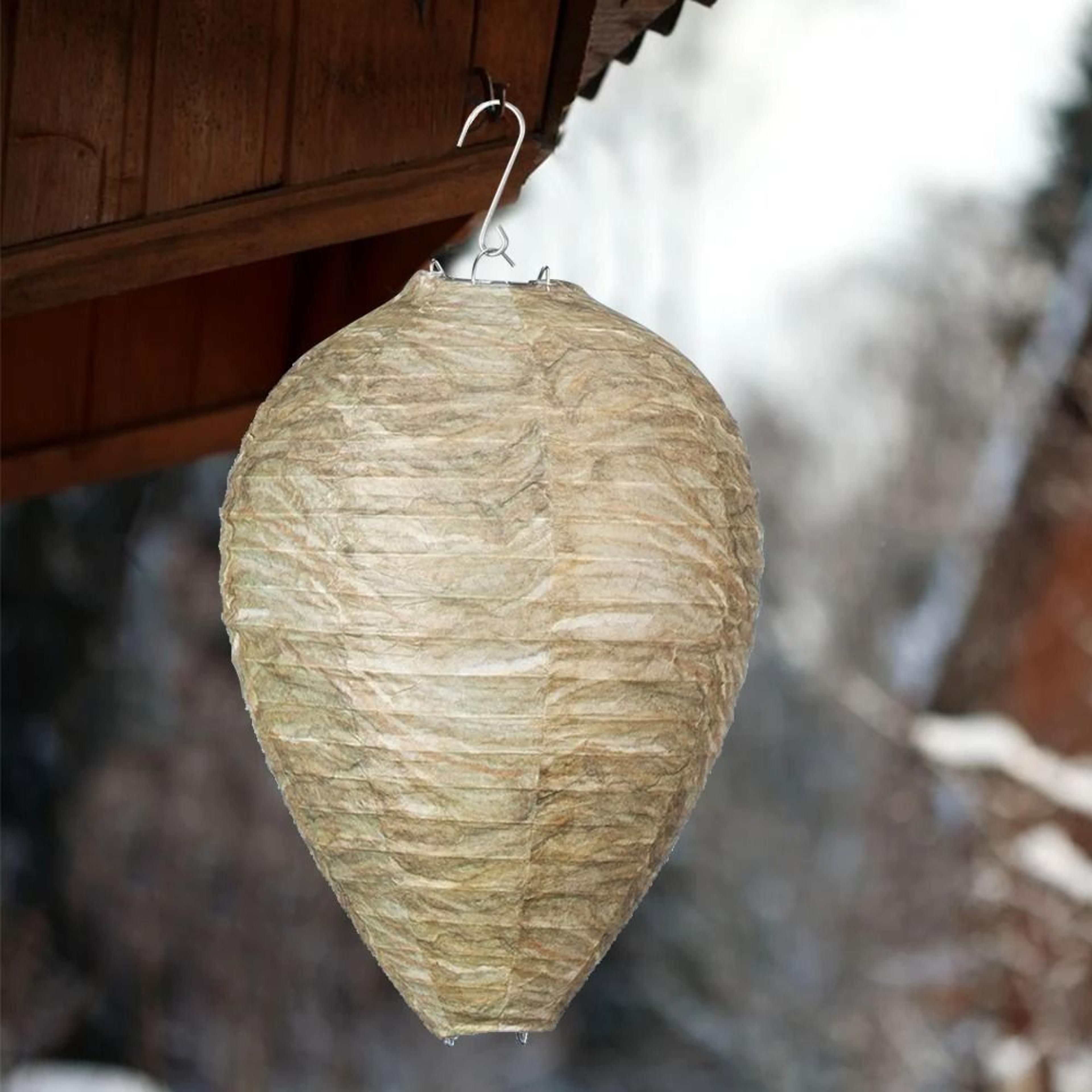 fake wasp nest decoy hanging deterrent
