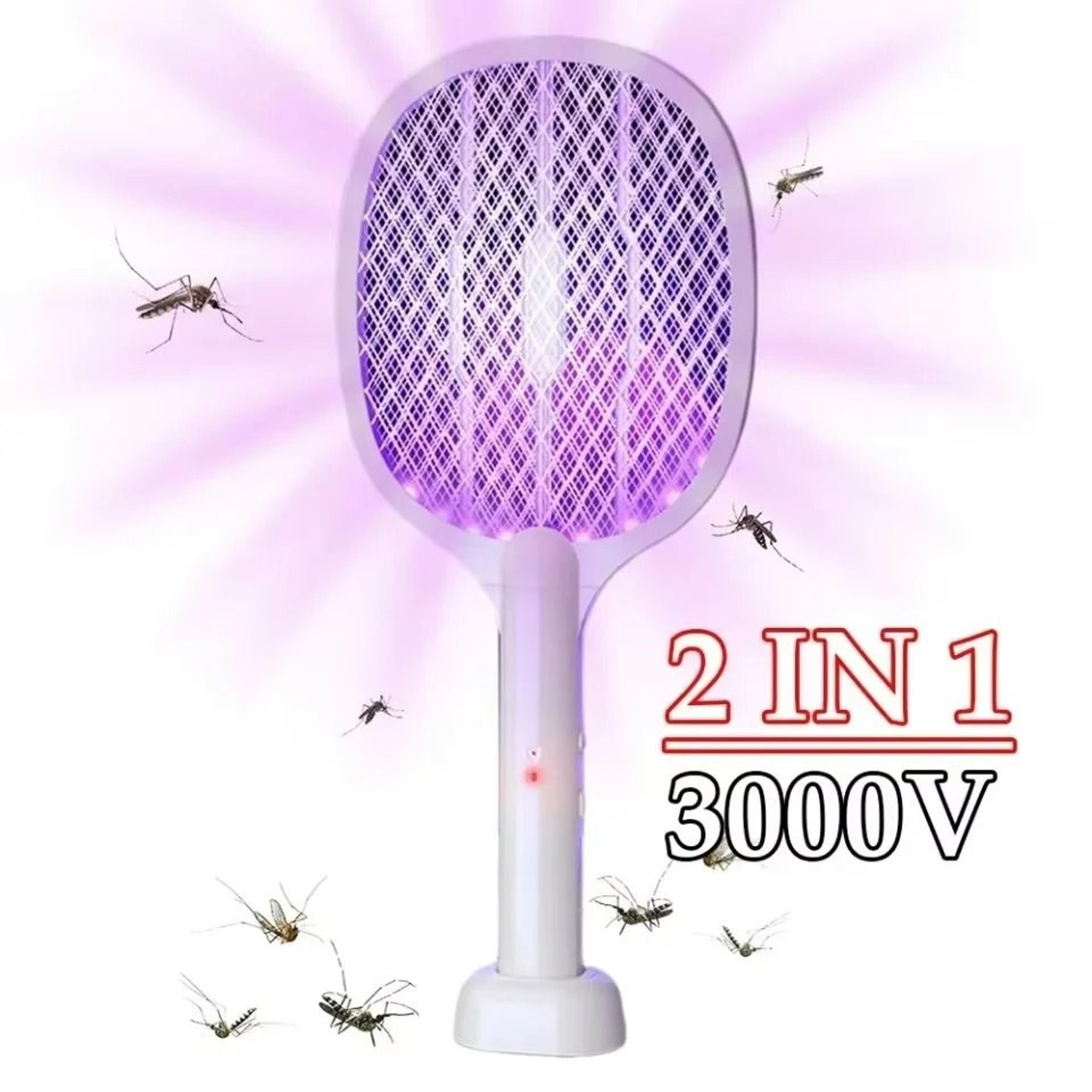 Rechargeable Foldable Electric Mosquito Swatter  Trap Lamp 1