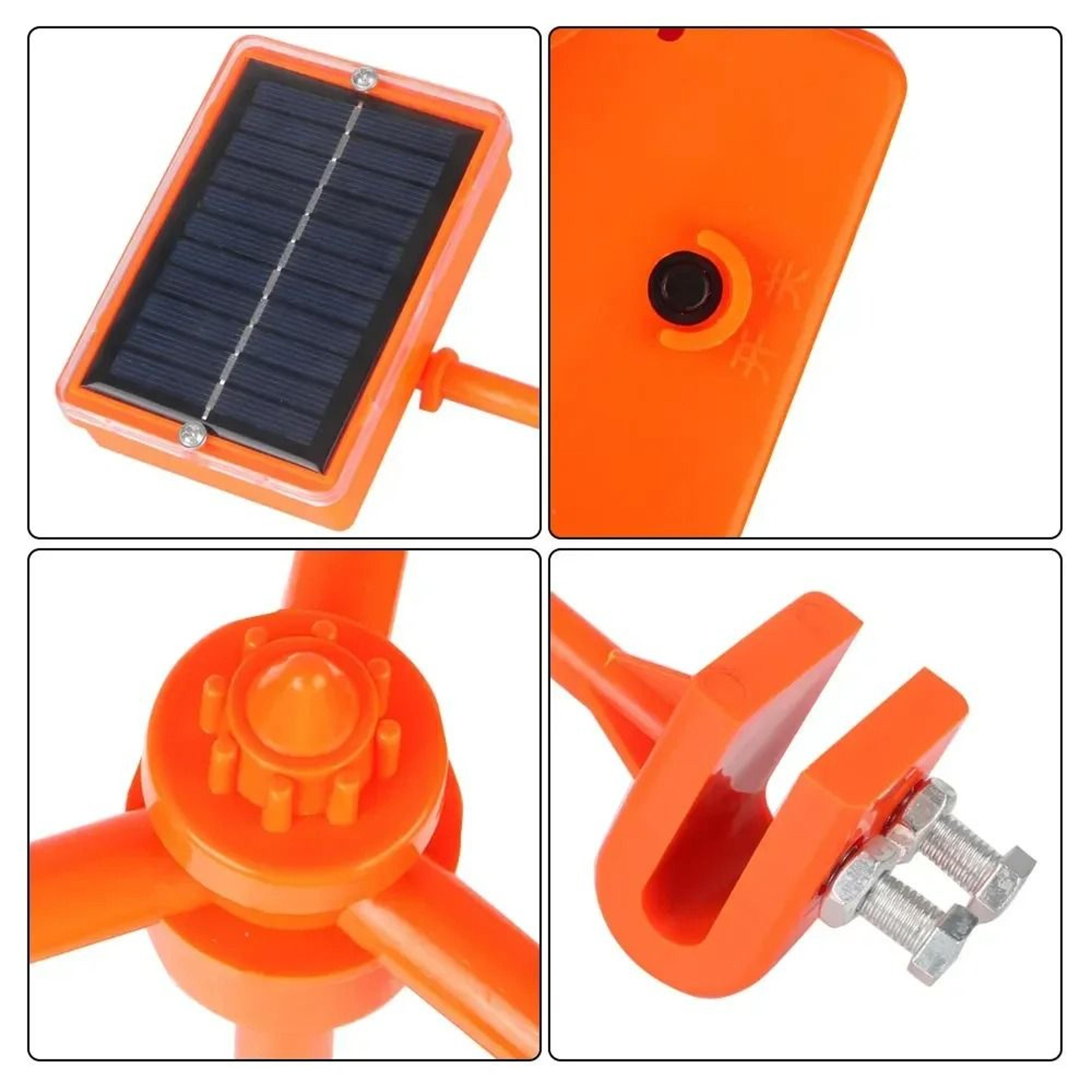 Solar WindPowered Reflective Bird Repeller With Sound 4