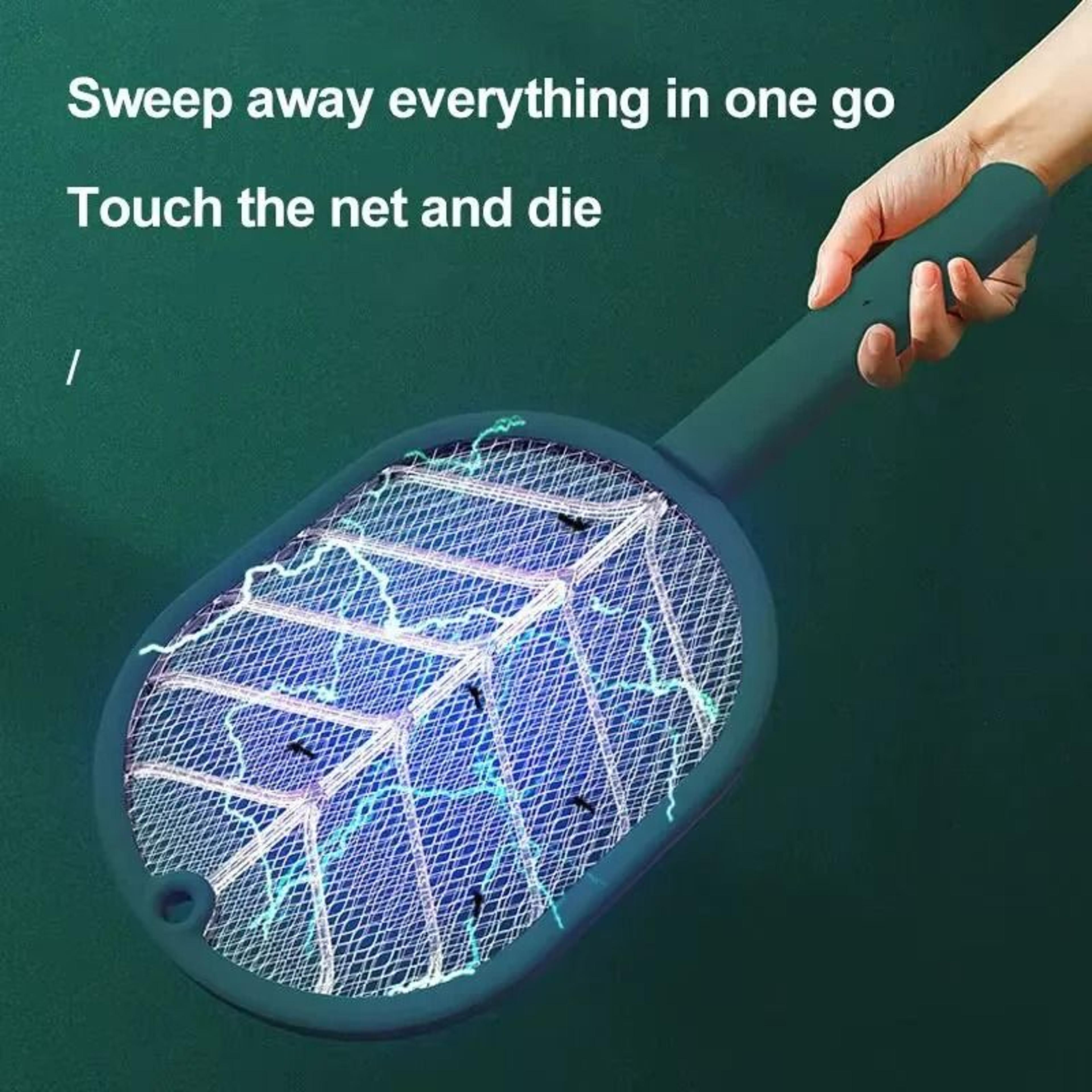 AngleAdjustable Rechargeable Electric Mosquito Swatter 4