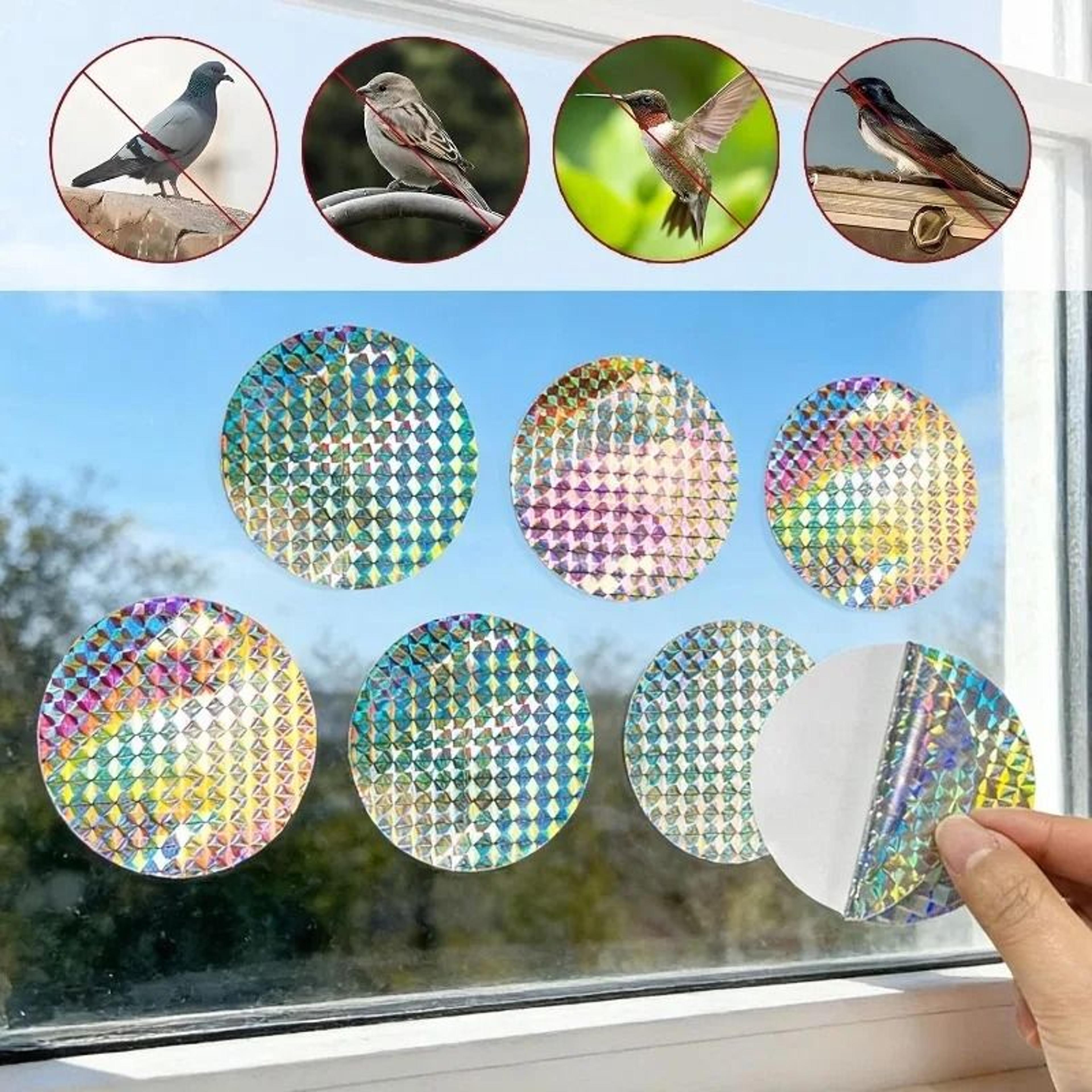 20Pack Reflective Holographic Bird Deterrent Stickers 0