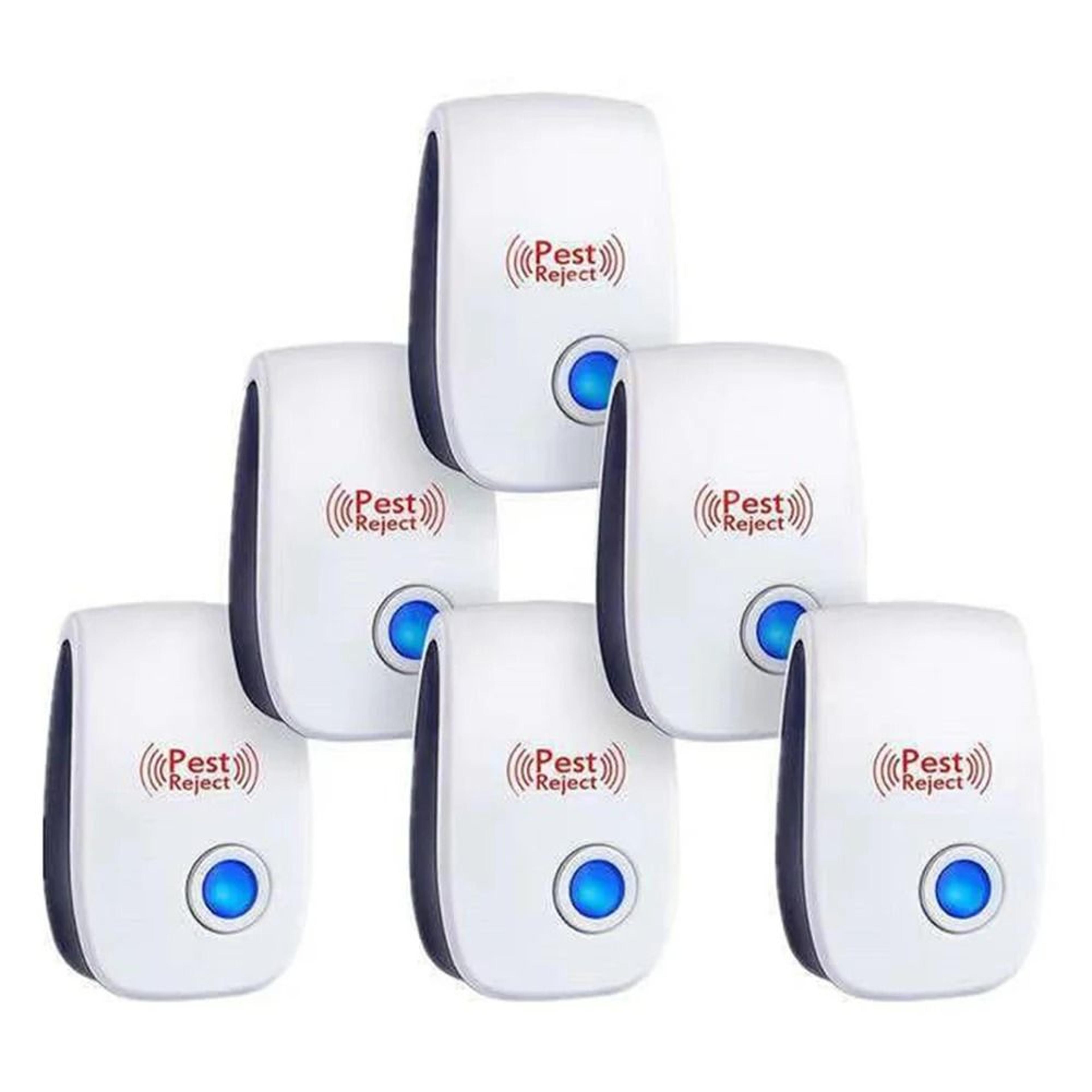 6Pack Ultrasonic Pest Repeller PlugIn Set 6