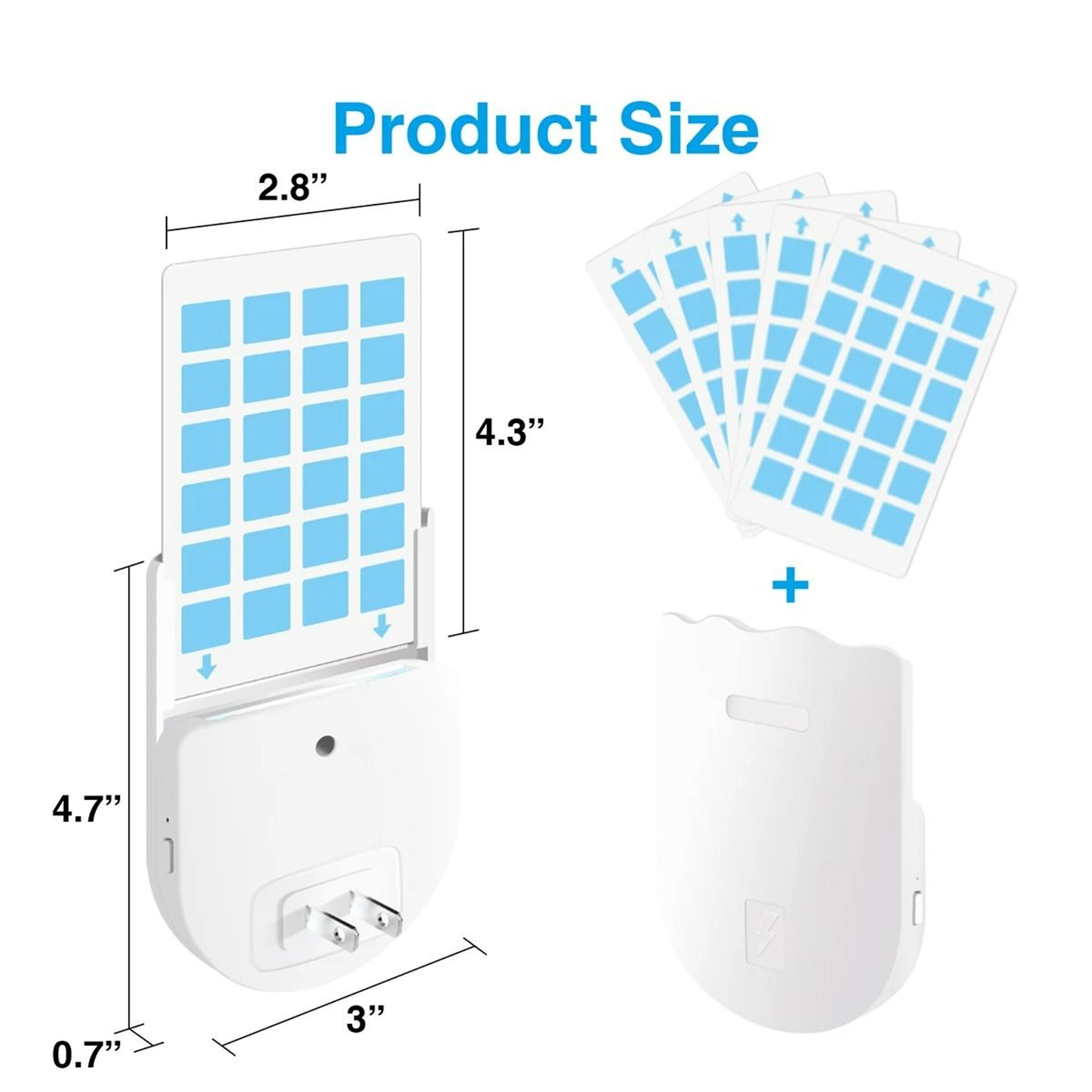 Insertable Adhesive UV Purple Light Insect Trap Lamp 3