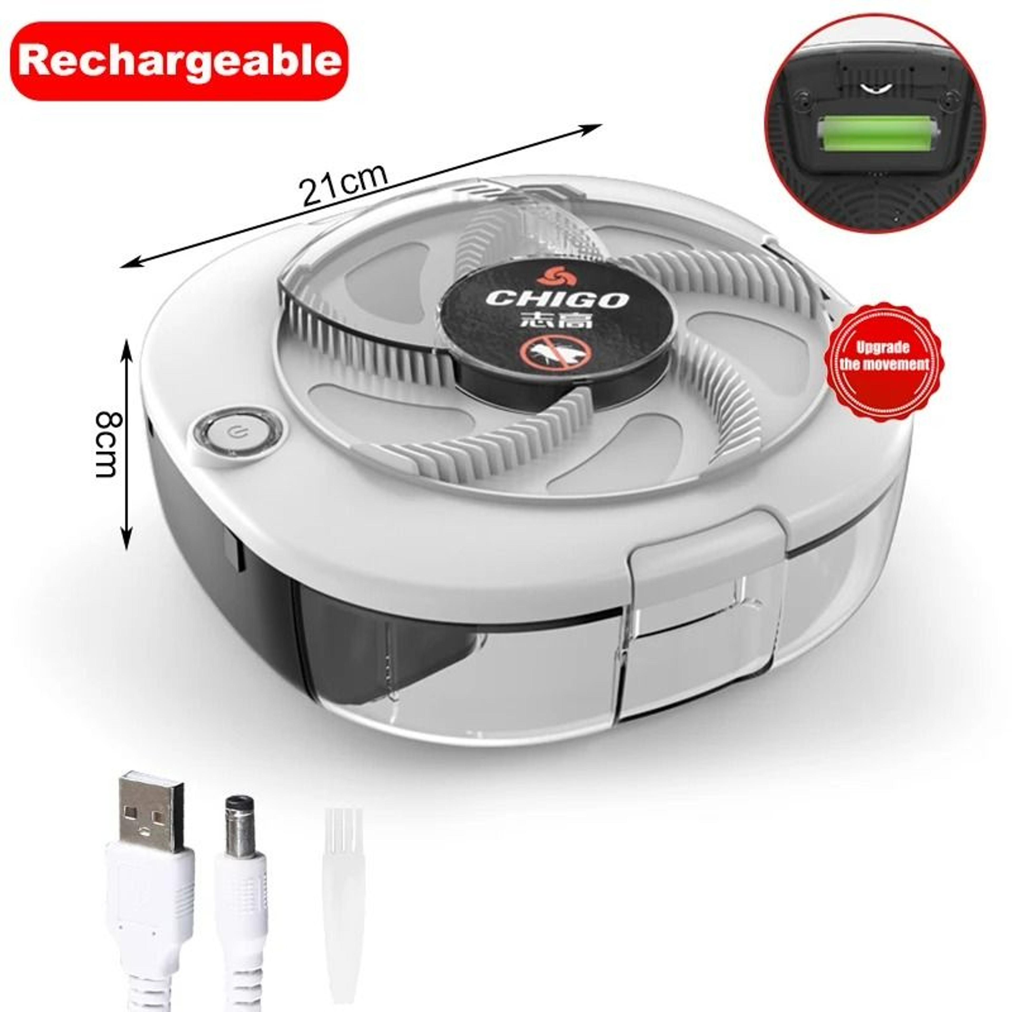 Upgraded Automated Electric Rotating Fly Trap 8
