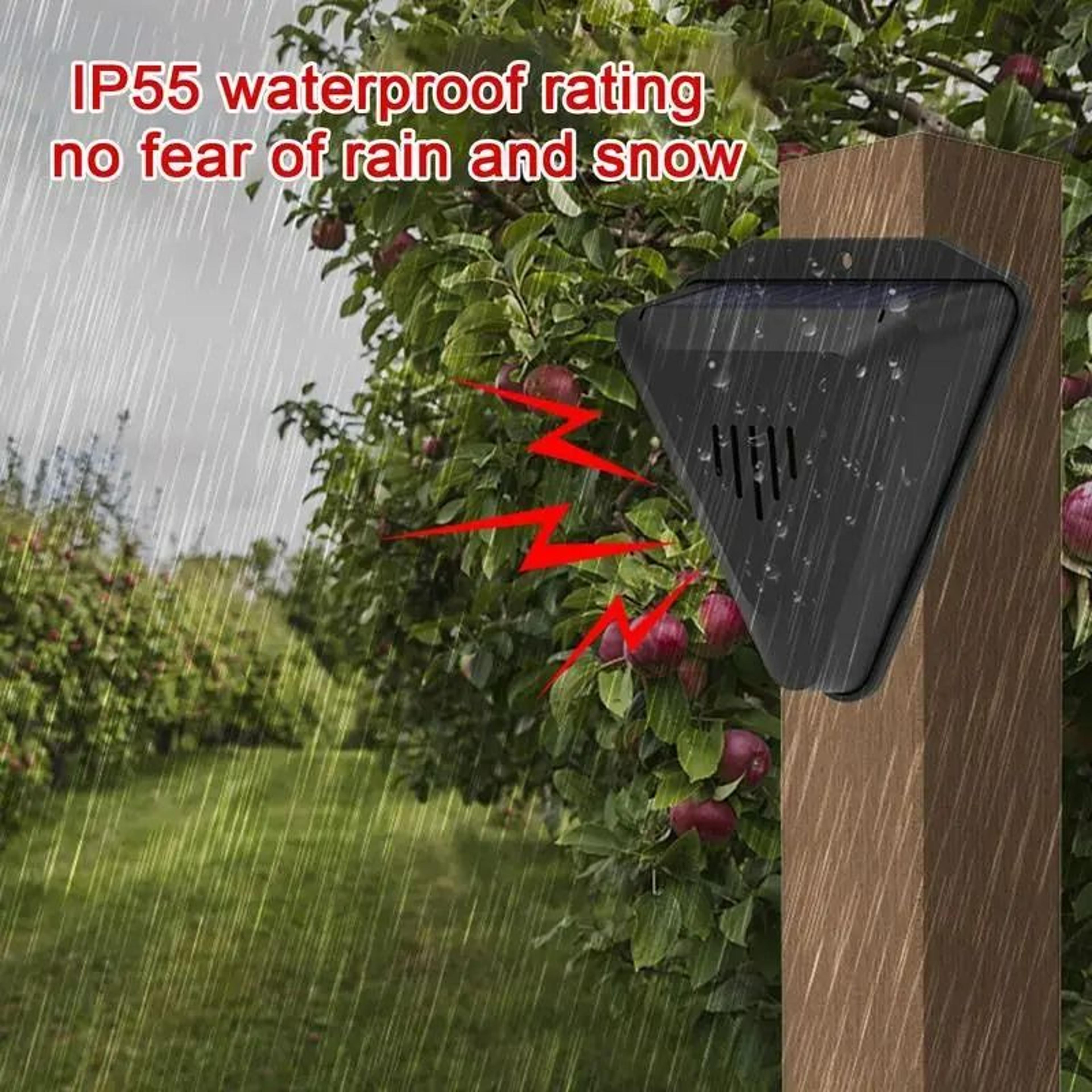 Solar Timer Outdoor Sound Bird Repeller  Alarm 4