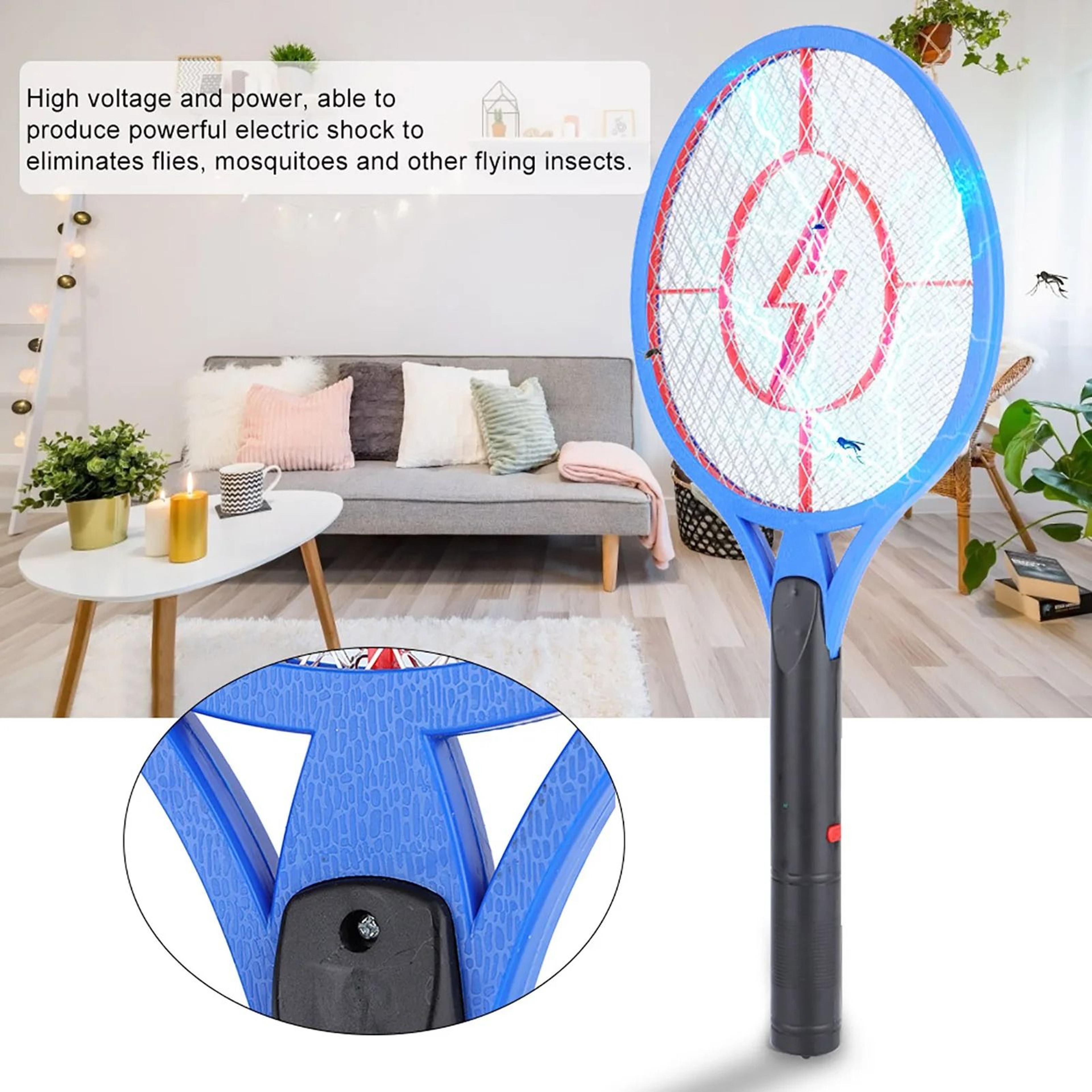 Handheld Portable Electric Mosquito  Fly Swatter Racket 2