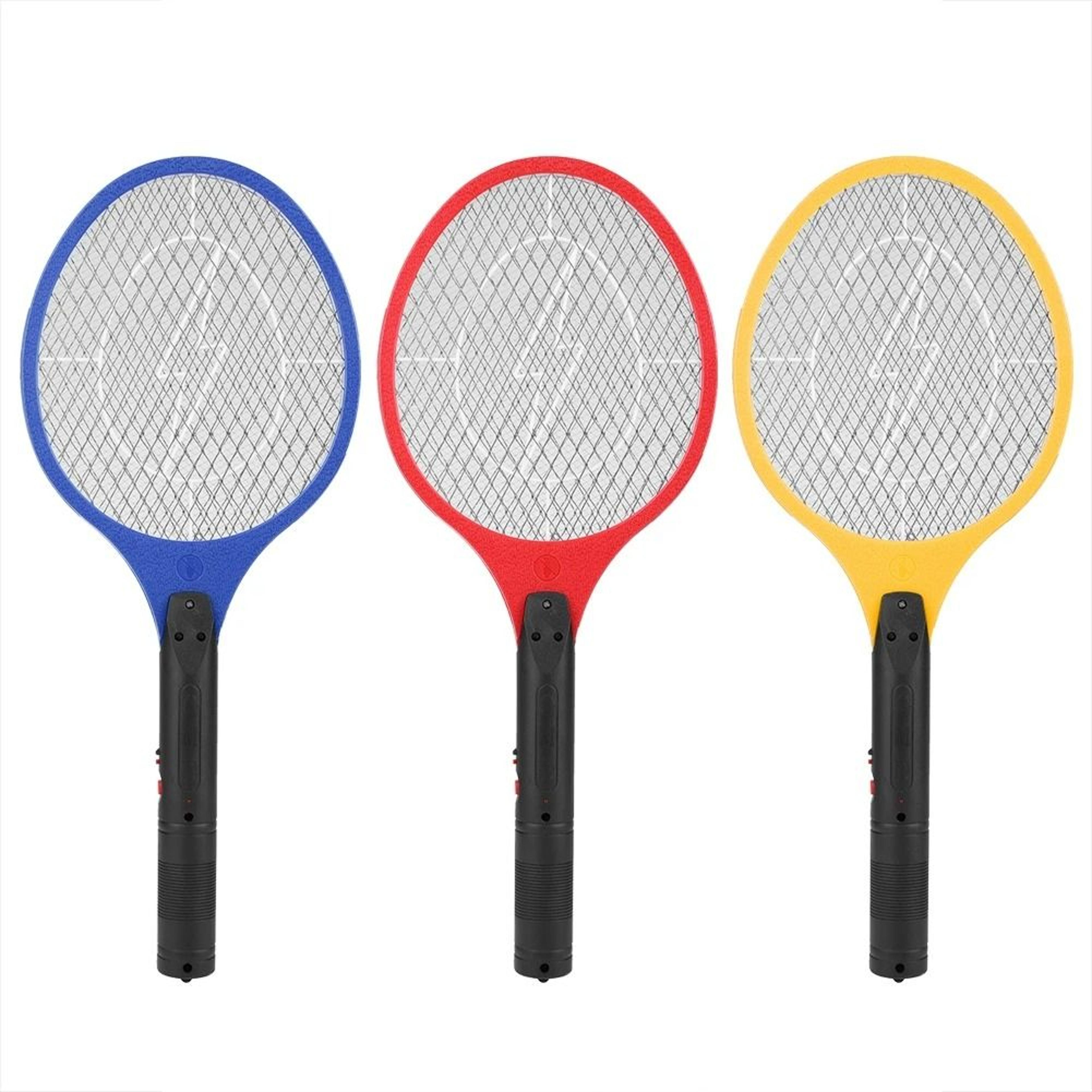 Cordless Rechargeable Electric Mosquito  Bug Swatter Racket 0