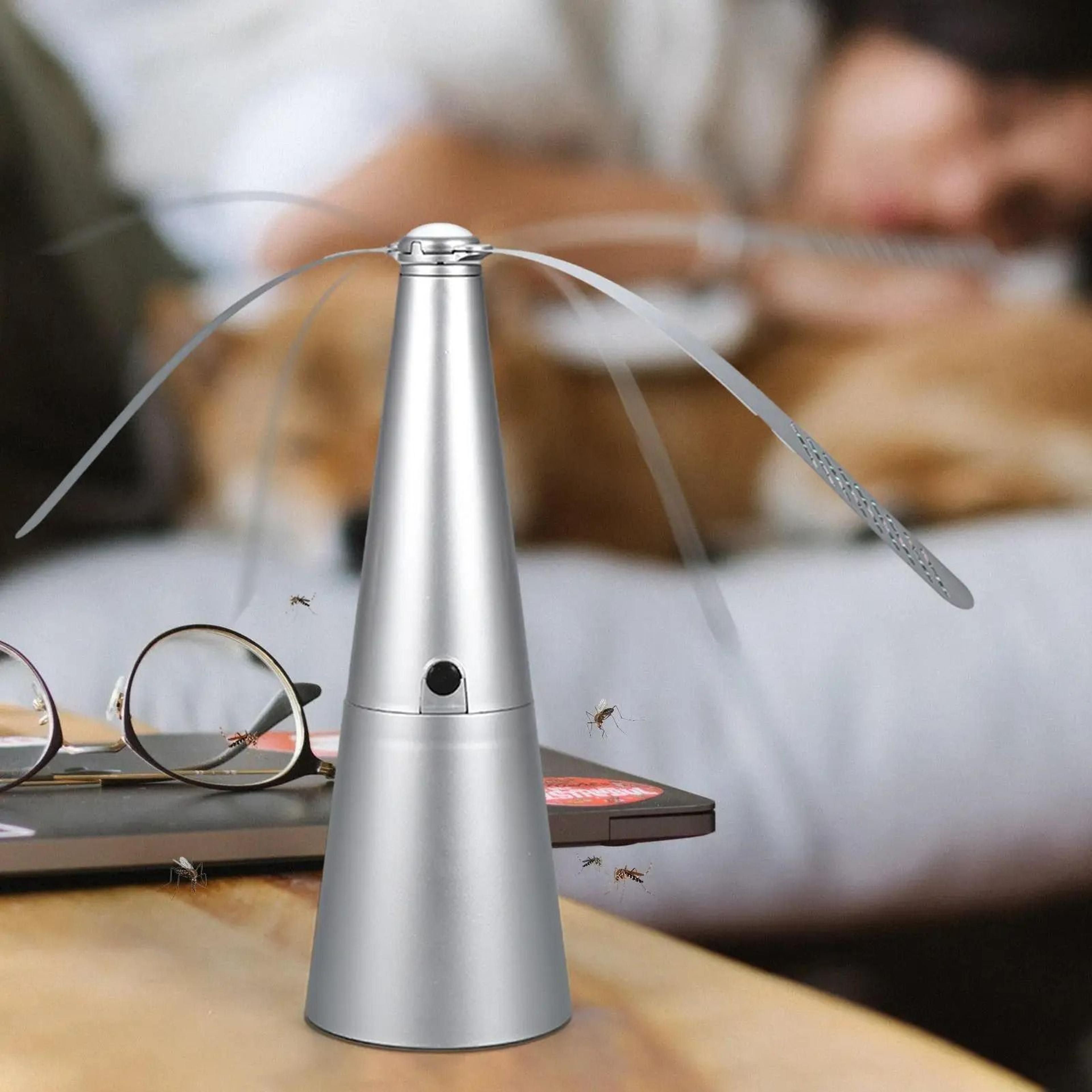 BatteryPowered Table Fly Fan For Outdoor Dining 1