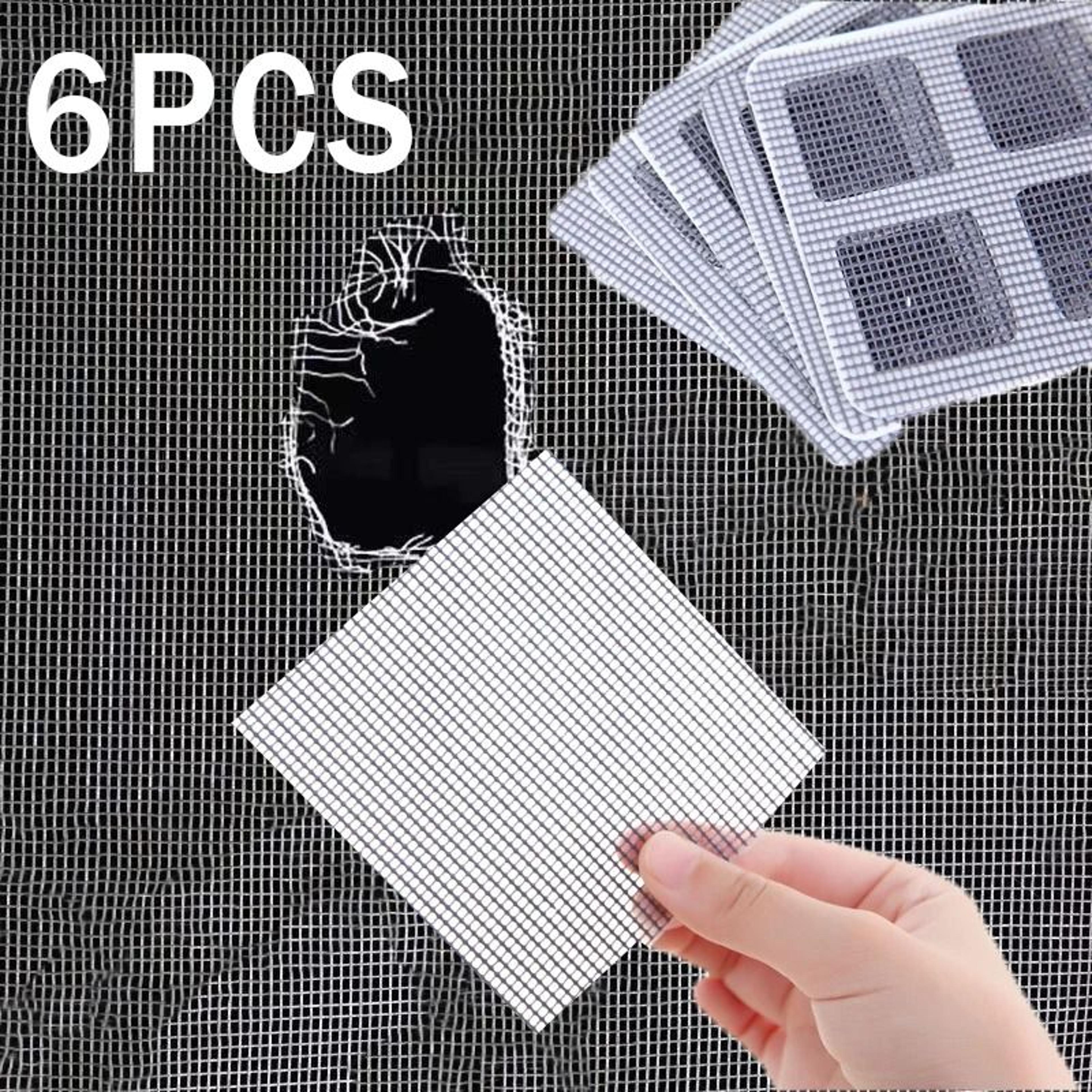 6Piece SelfAdhesive Window  Door Screen Repair Mesh Patch Set 1