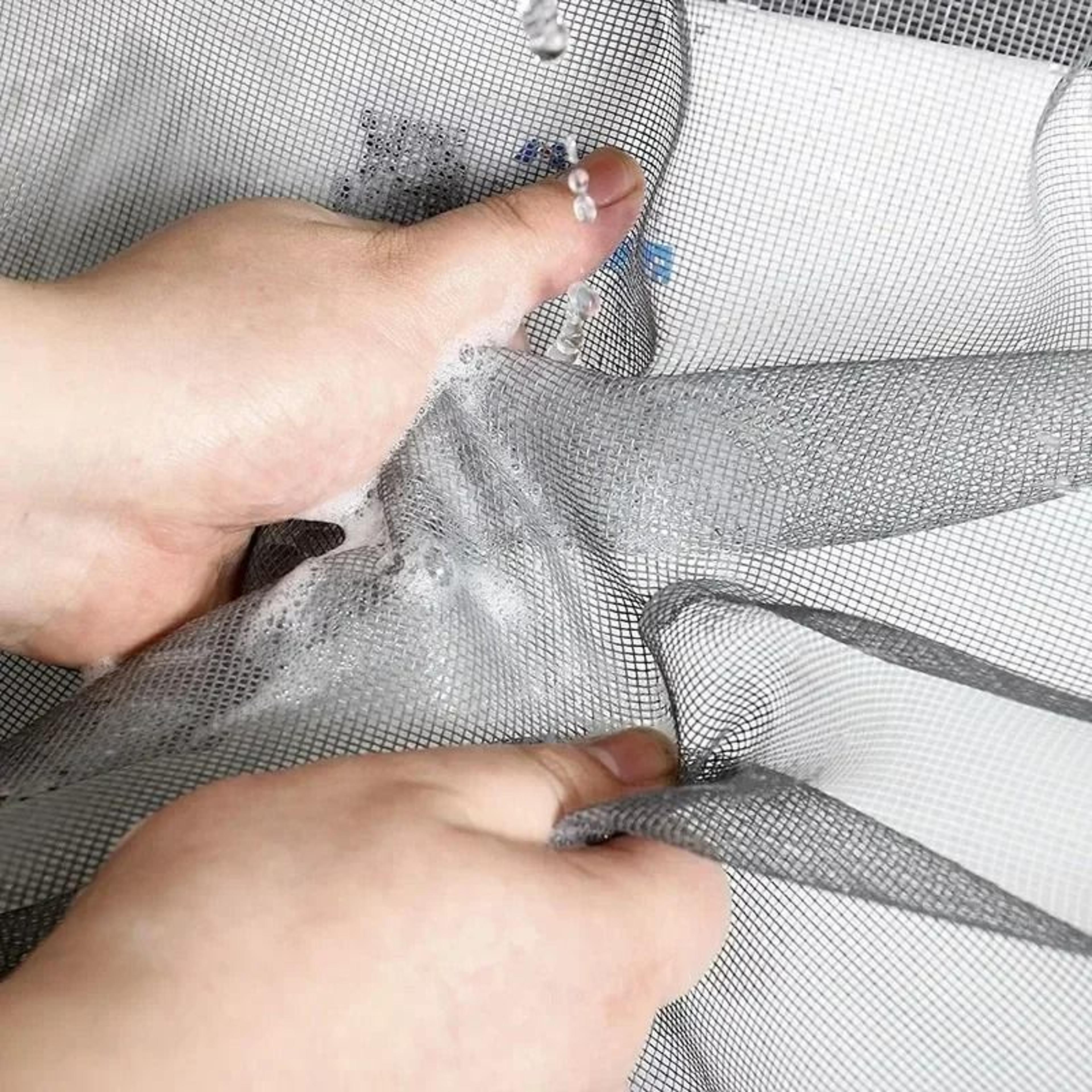 SelfAdhesive White AntiMosquito Window Screen Mesh 6