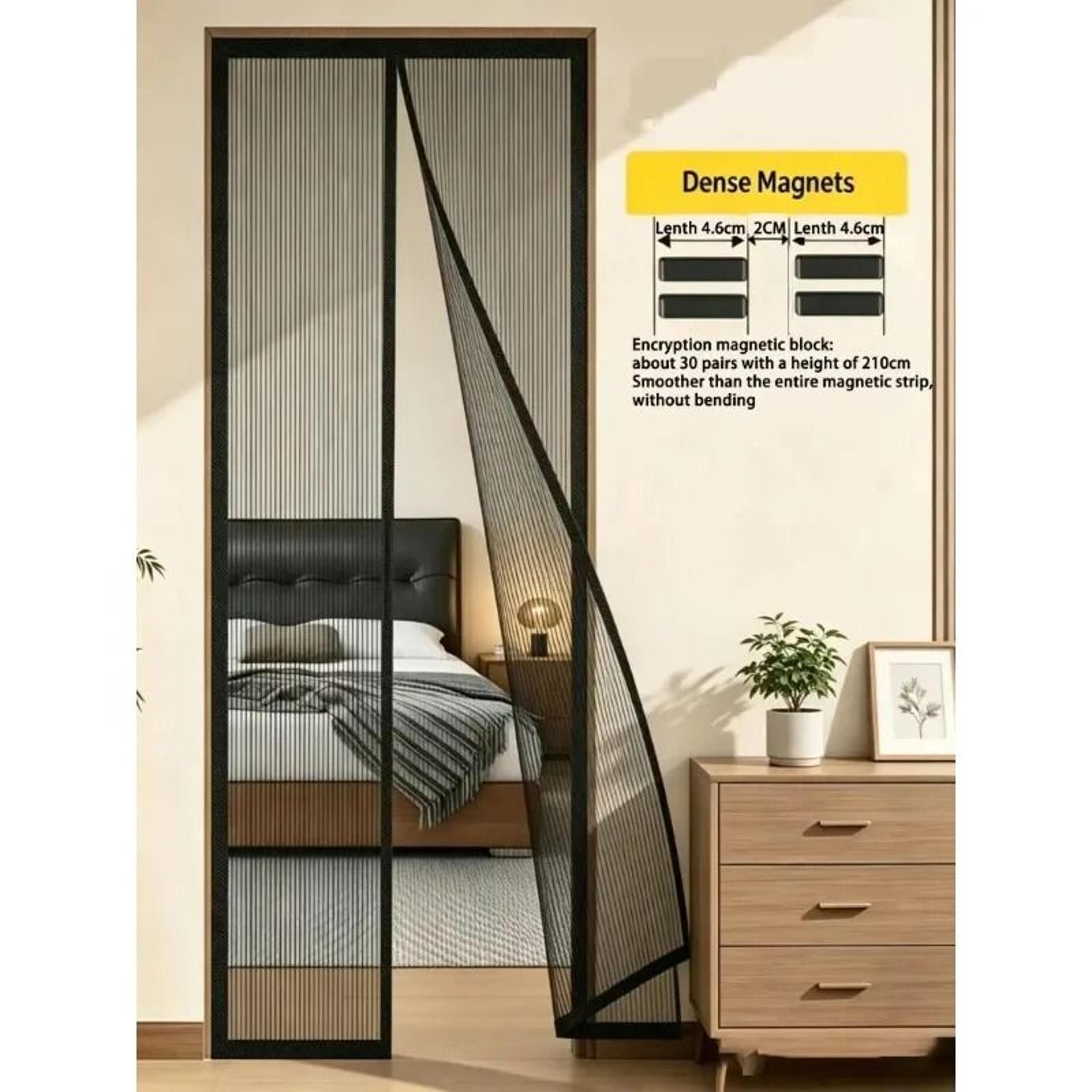 HeavyDuty Diamond Mesh Magnetic Screen Door 0