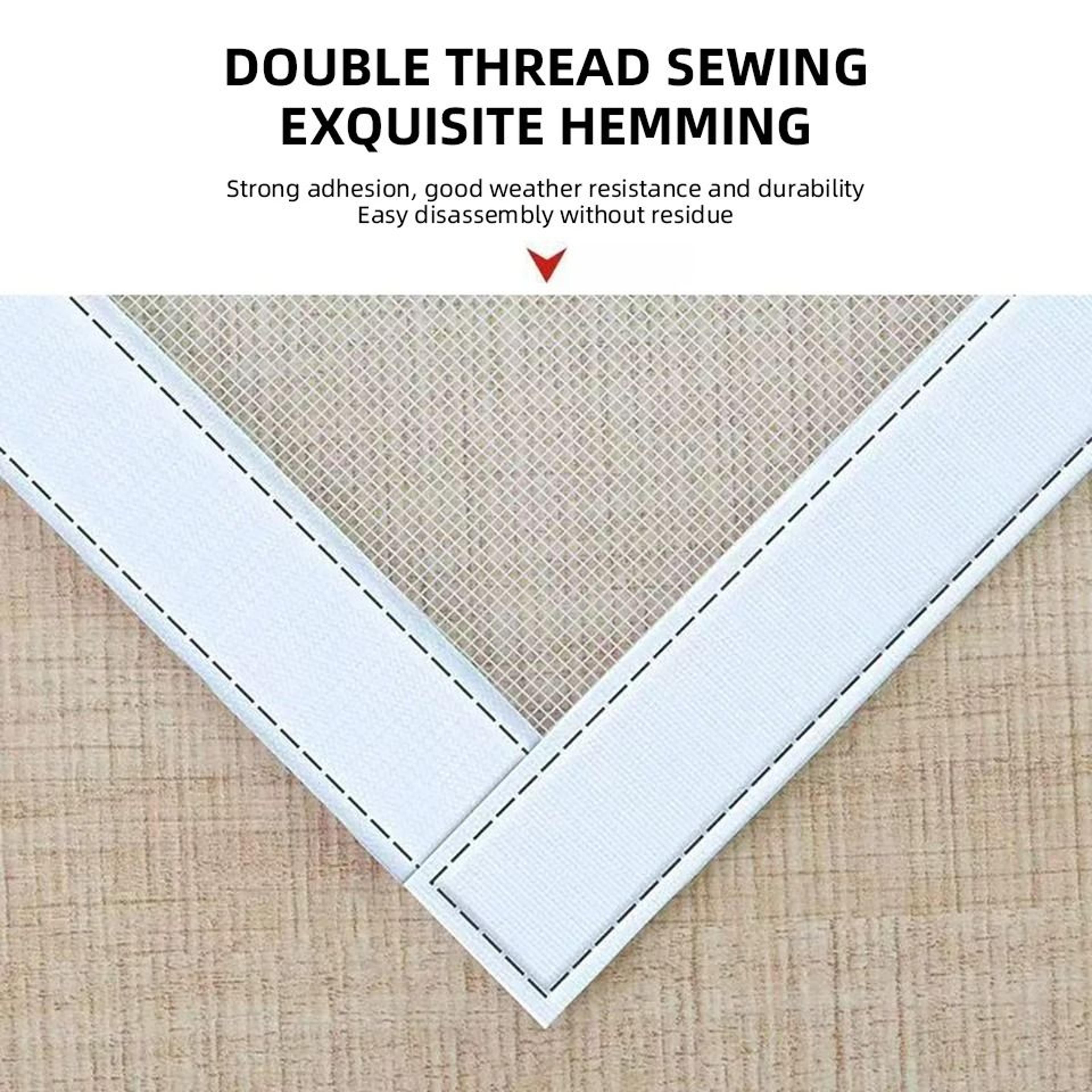 Grey CustomSize SelfAdhesive AntiFly Window Screen Mesh 6