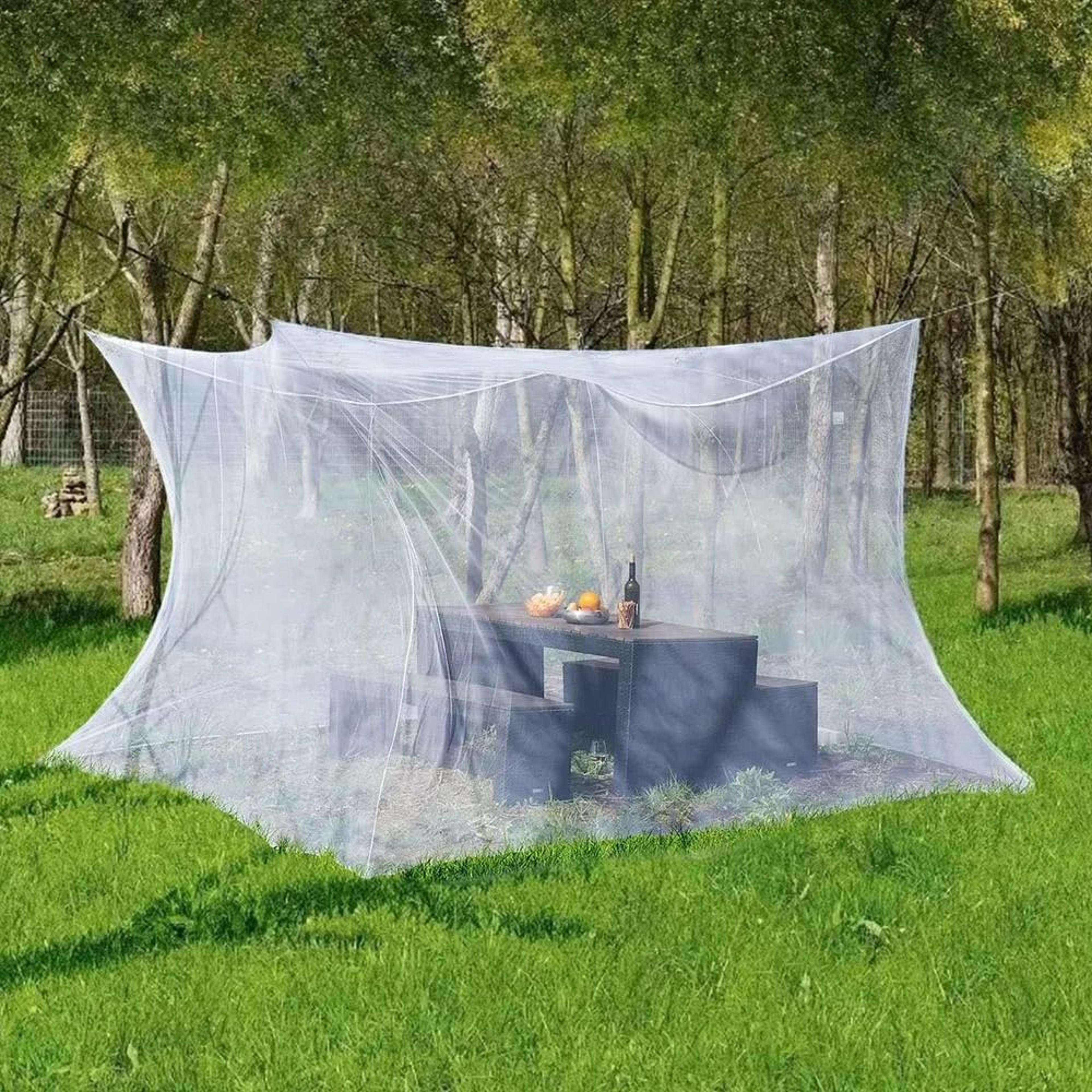 Large Outdoor Canopy Mesh Fly Netting Enclosure 8