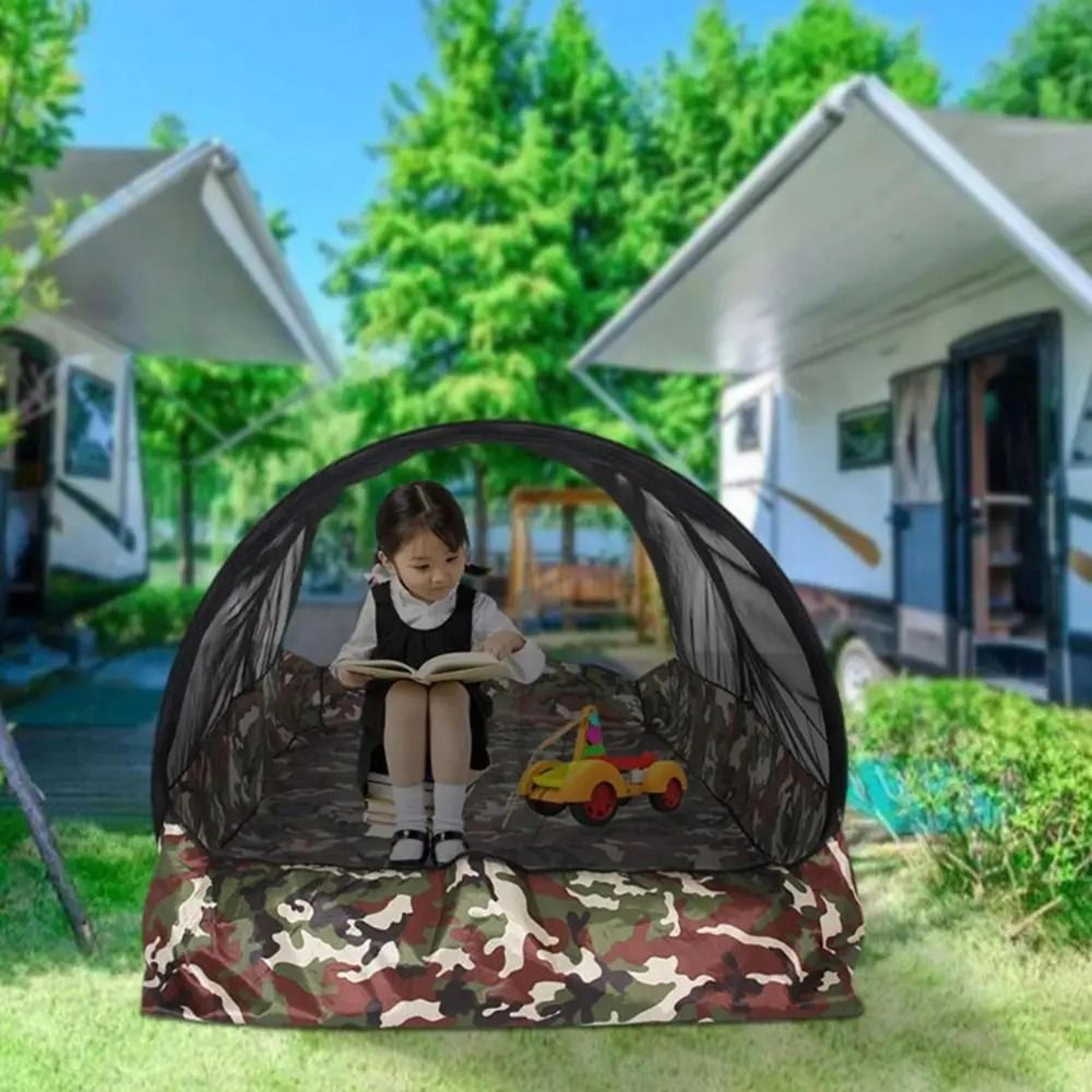 Portable Camo Pop Up Bug Tent Folding Camping Mosquito Net 1