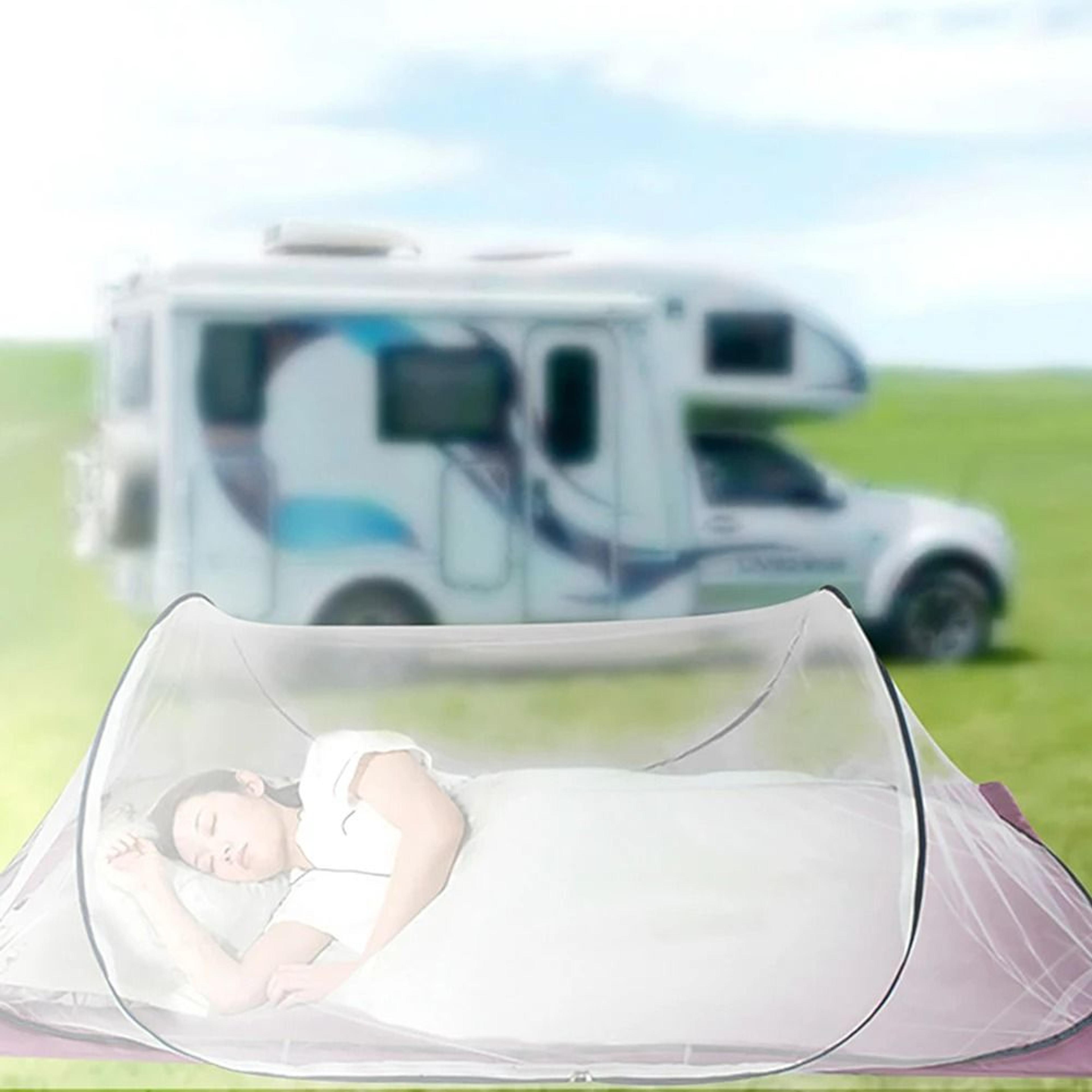 Portable Foldable Pop Up Single Bed Mosquito Net Tent 1