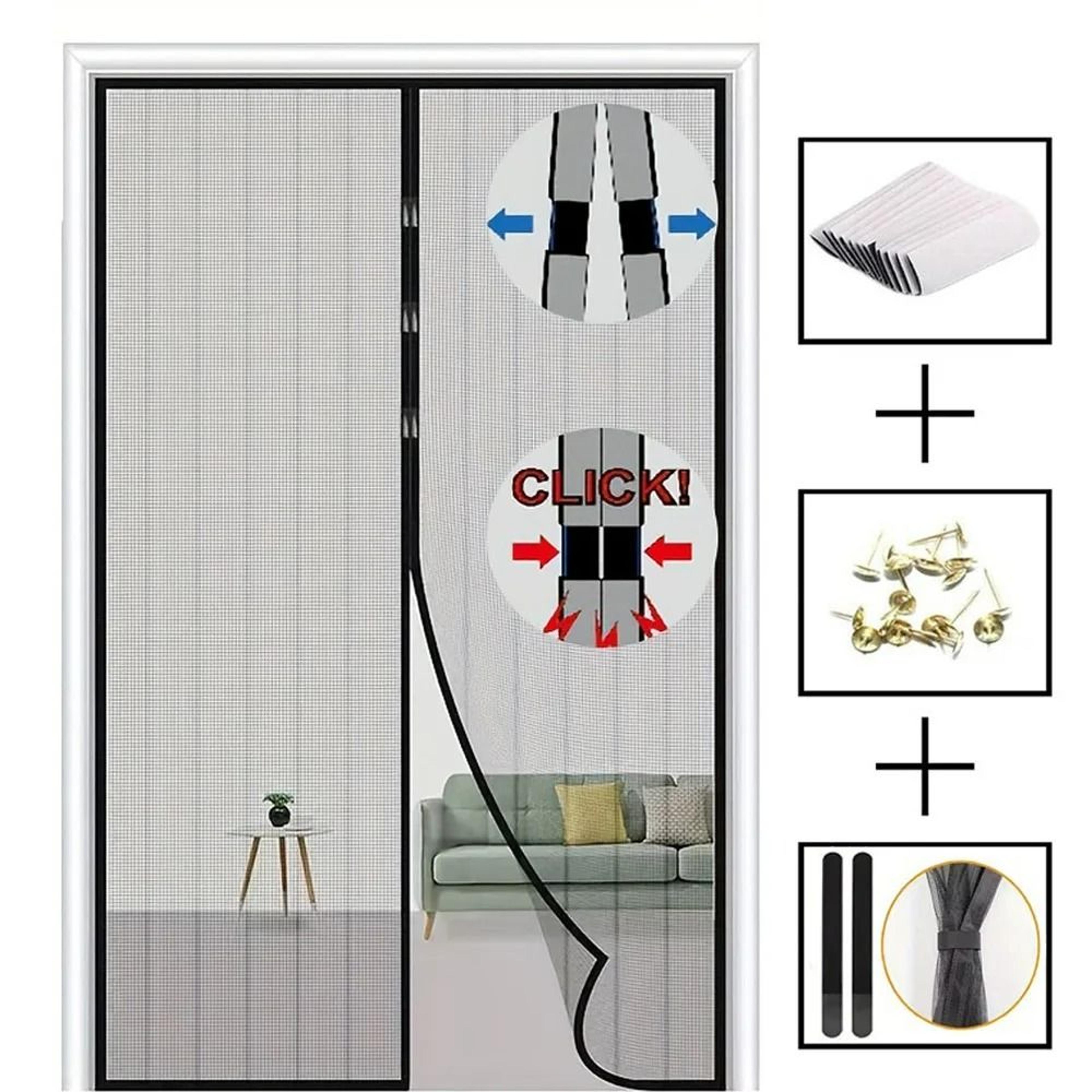 Magnetic Automatic Closing Screen Door Curtain 8
