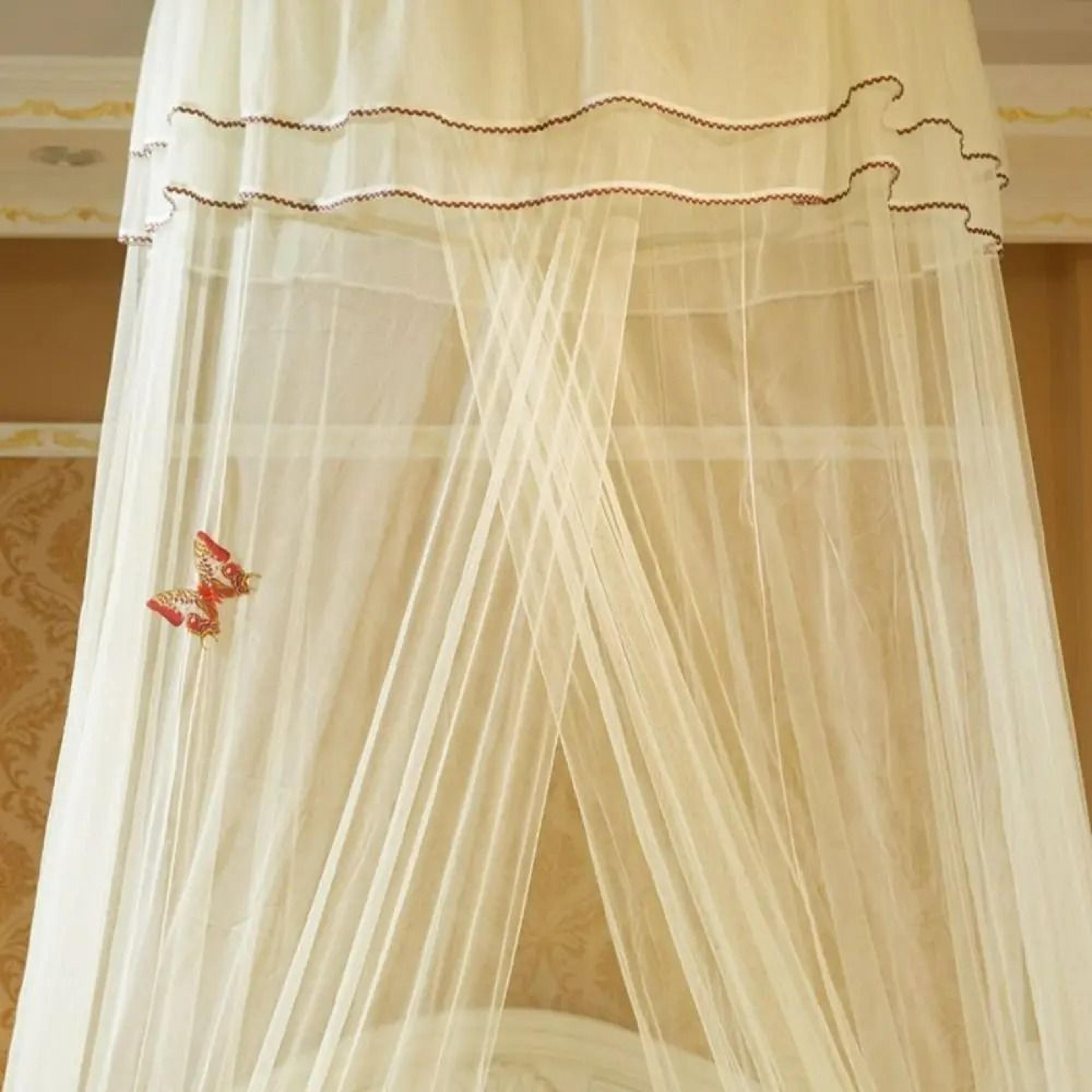 Universal Luxury Lace Princess Dome Bed Canopy Net 4