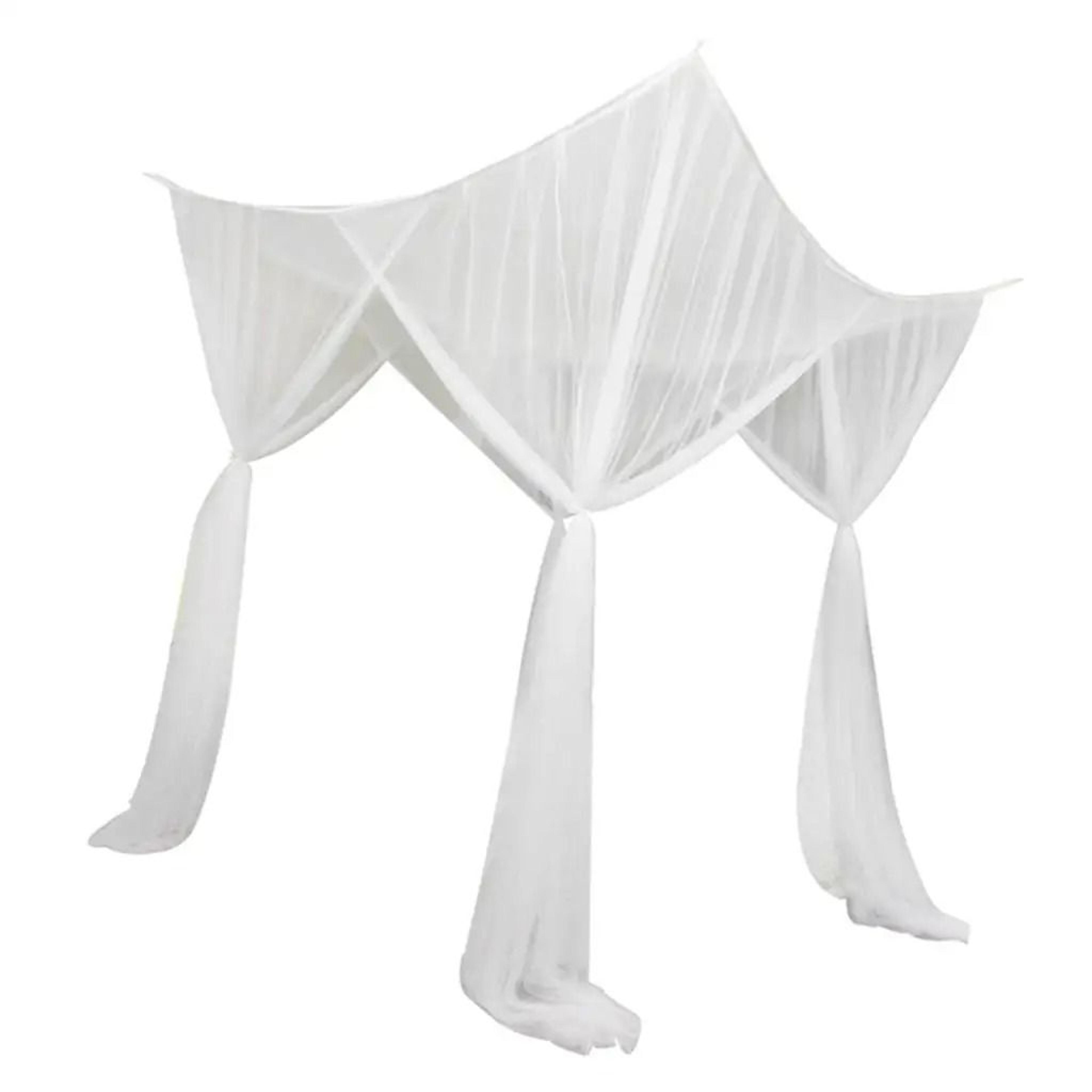 FourOpening Polyester Bed Canopy Privacy Curtain Net 3