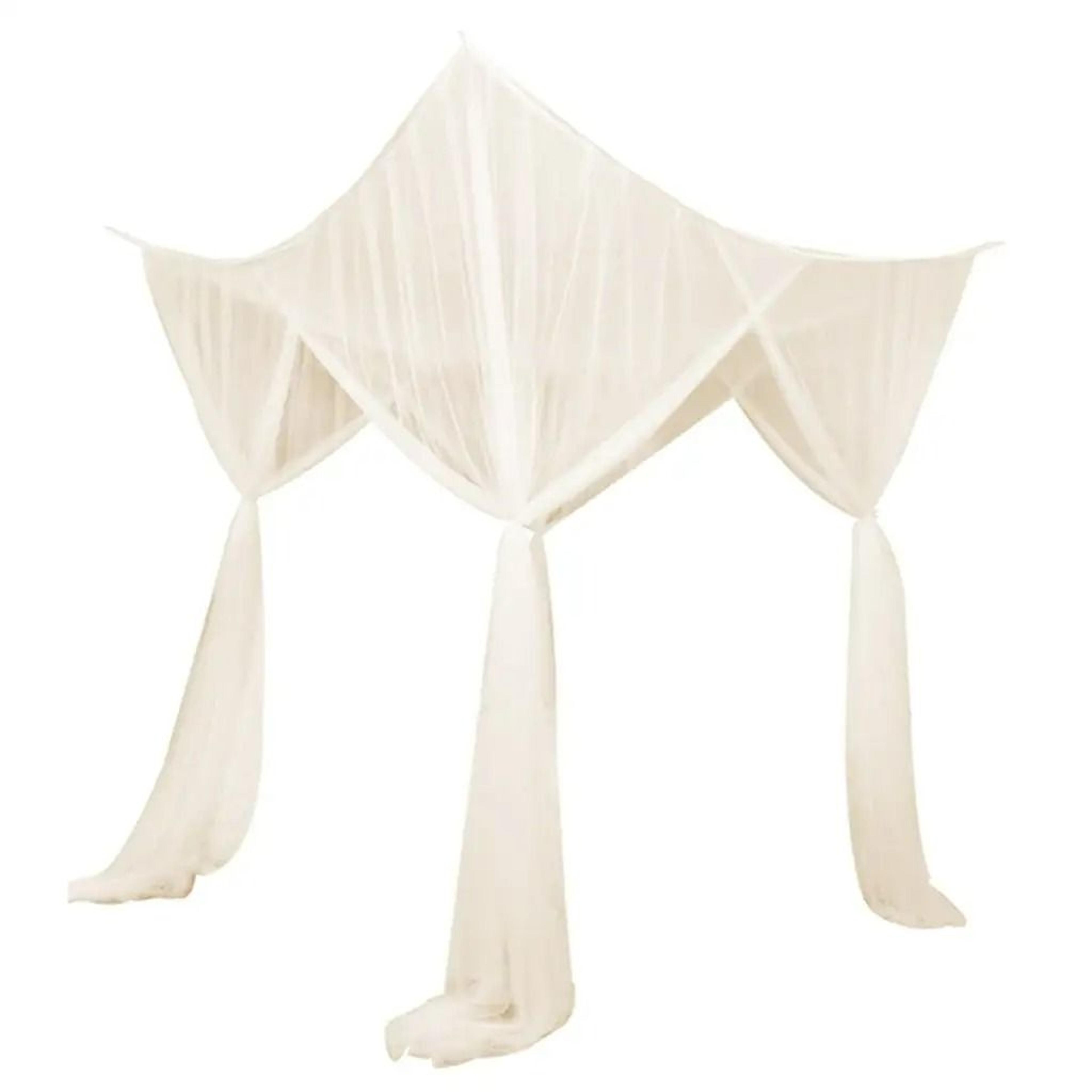 FourOpening Polyester Bed Canopy Privacy Curtain Net 6