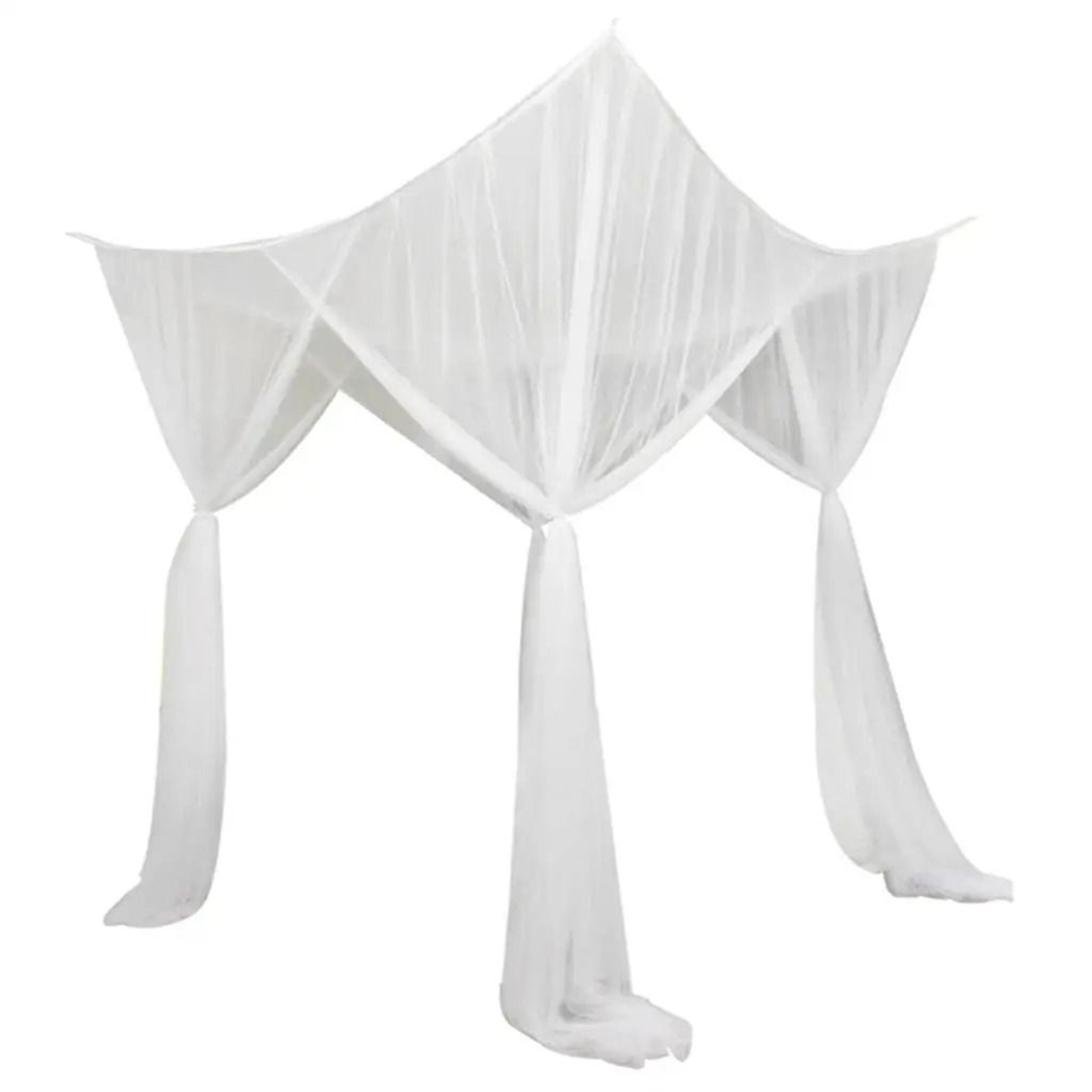 FourOpening Polyester Bed Canopy Privacy Curtain Net 8
