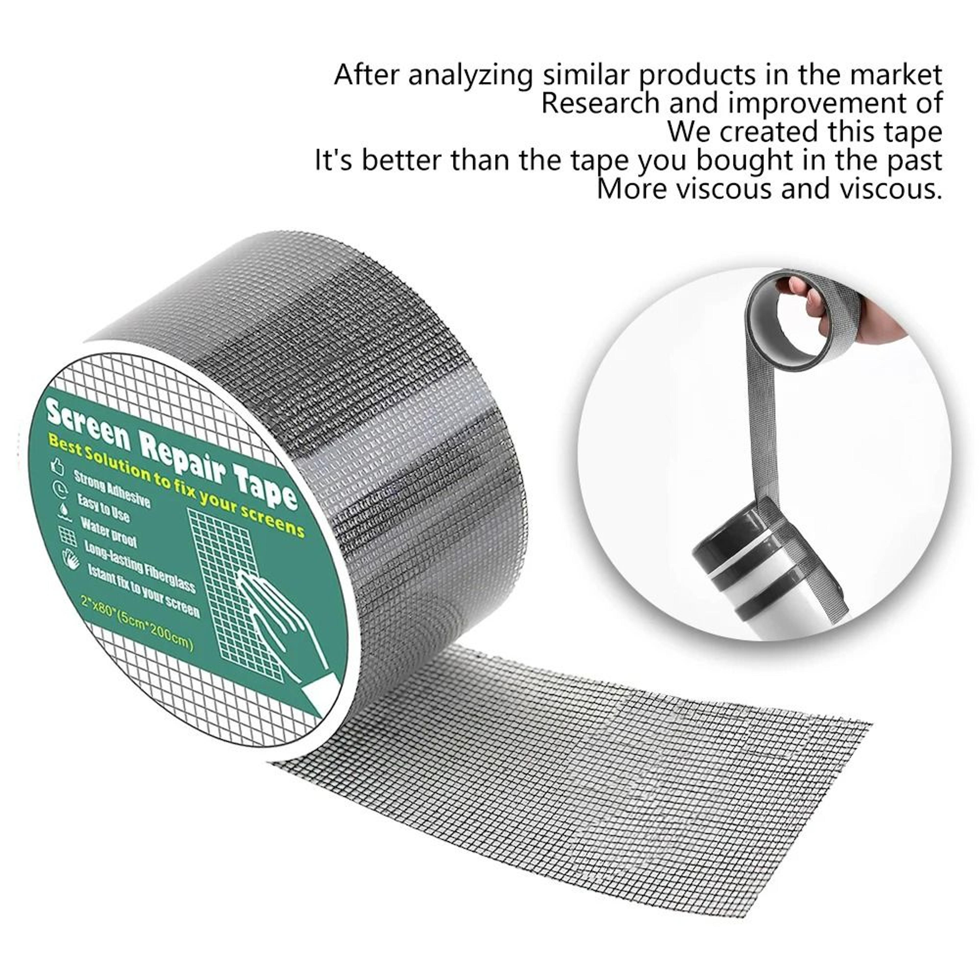SelfAdhesive Window Screen Repair Tape Kit 3