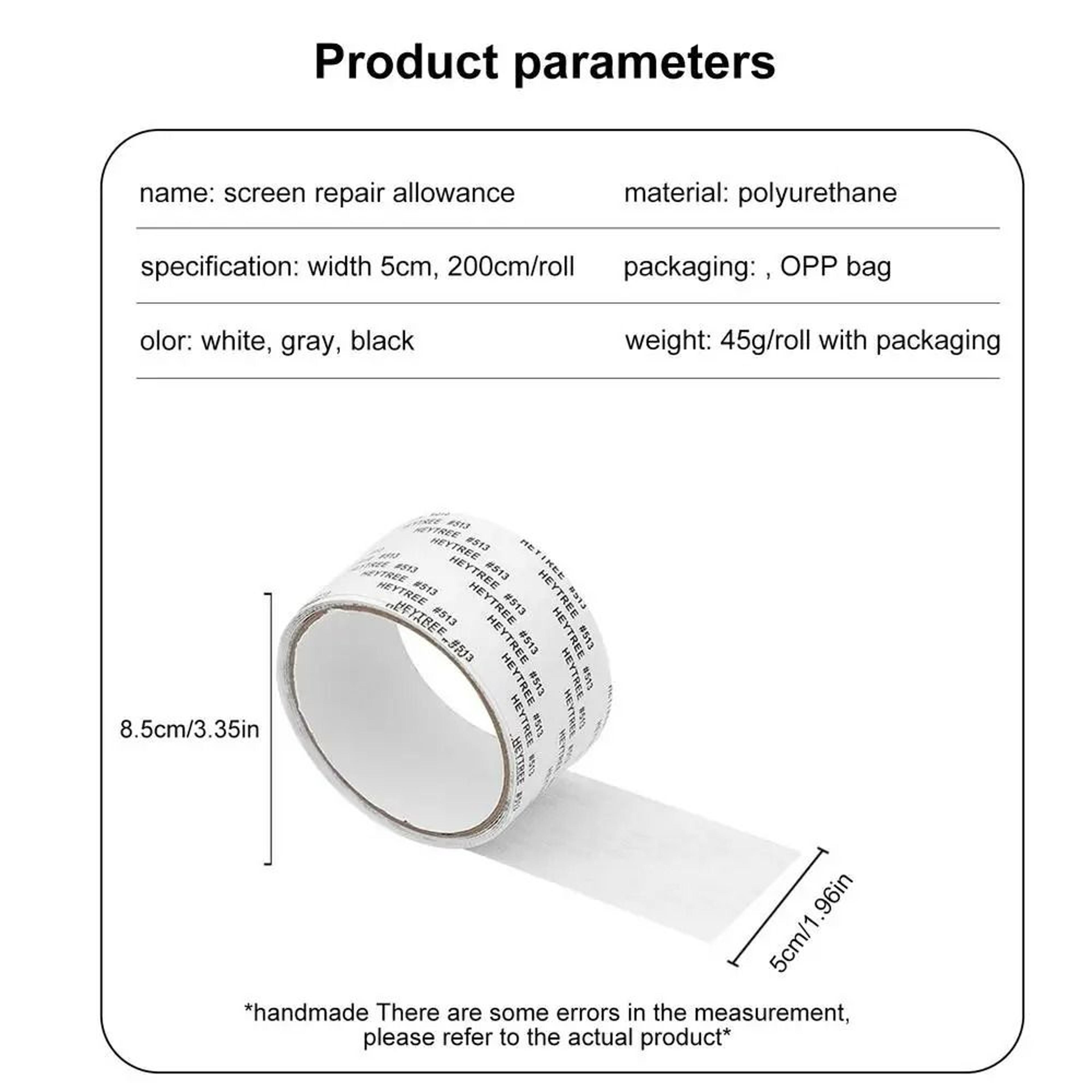 SelfAdhesive AntiMosquito Window  Door Screen Repair Patch Kit 8