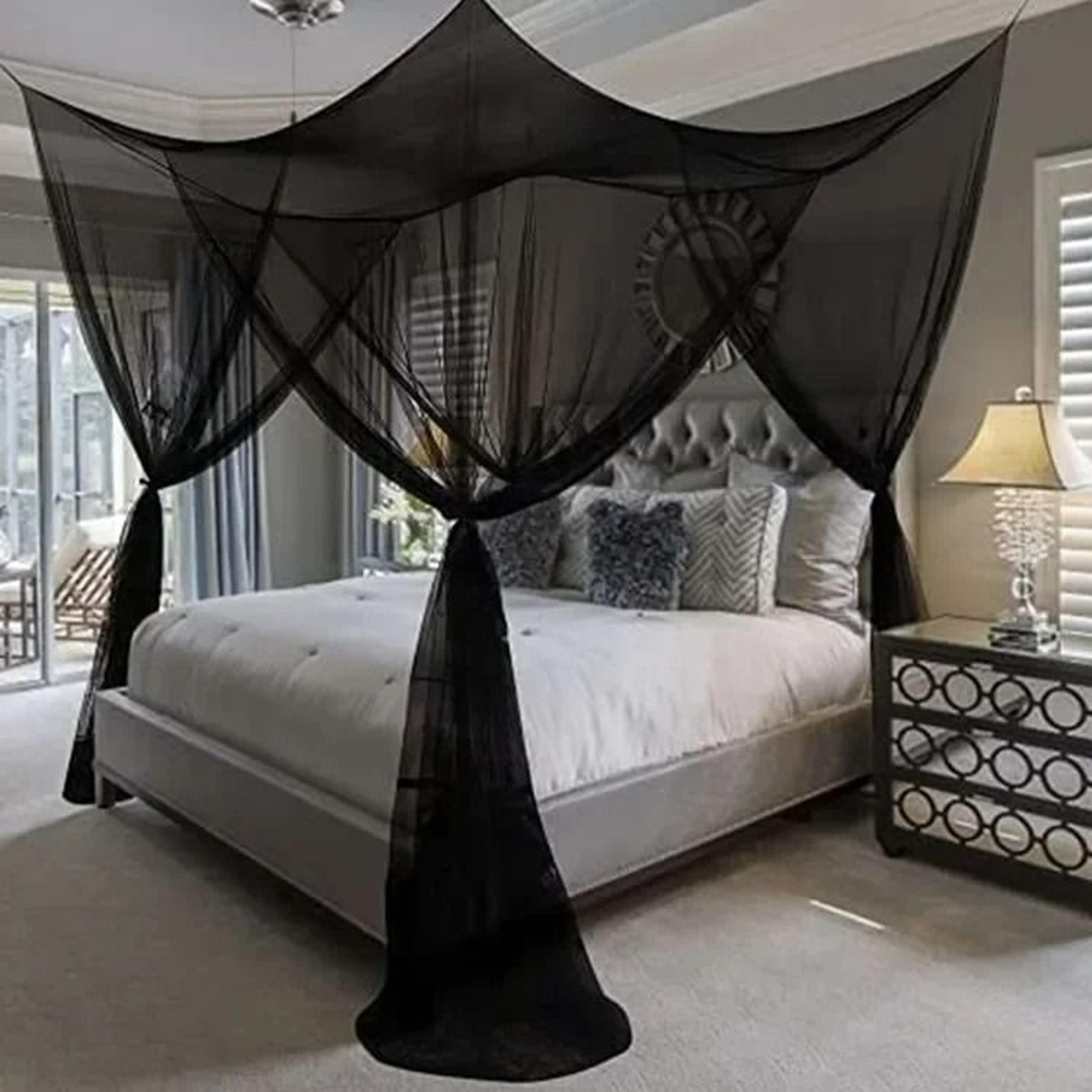 graceful four-door palace canopy mosquito net